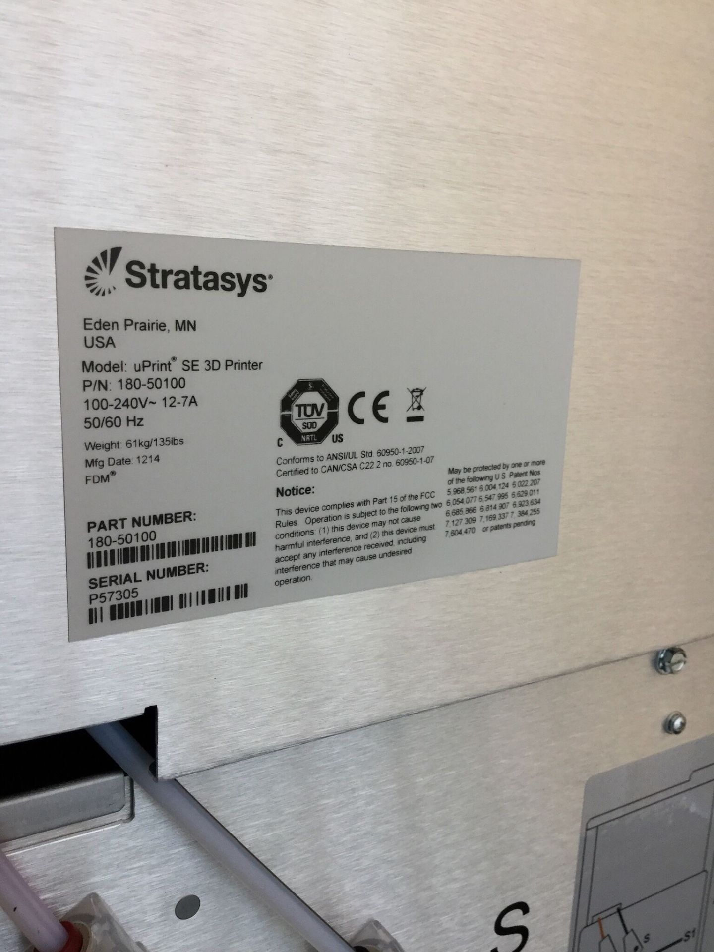 Stratasys uPrint SE 3D Printer - Image 2 of 3