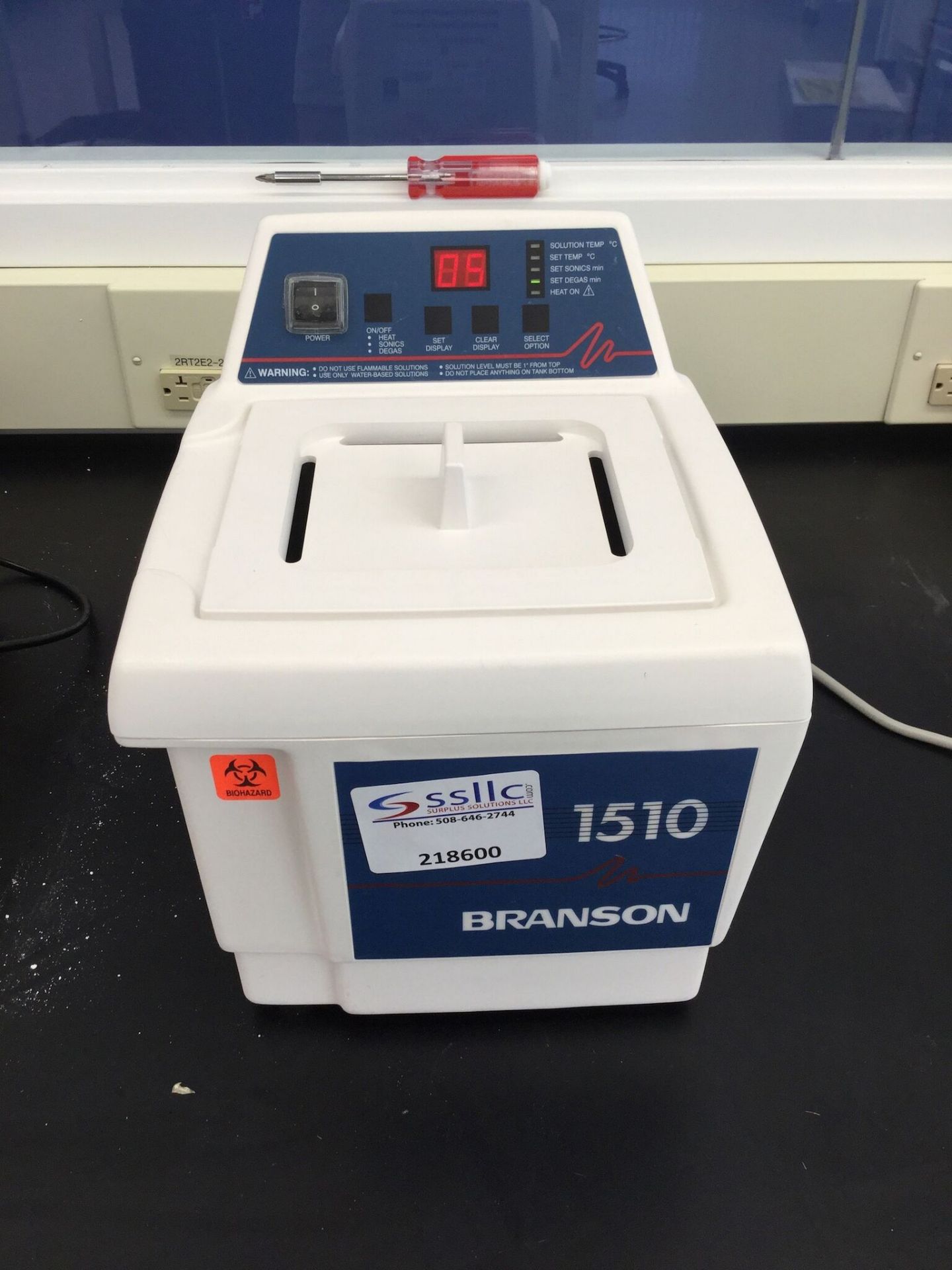 Brandon Model 1510R-DTH Ultrasonic Cleaner