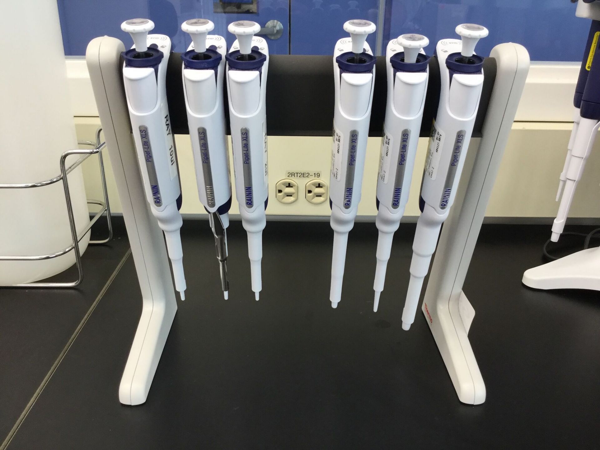 Lot of (6) Rainin Pipet-Lite XLS Pipettes