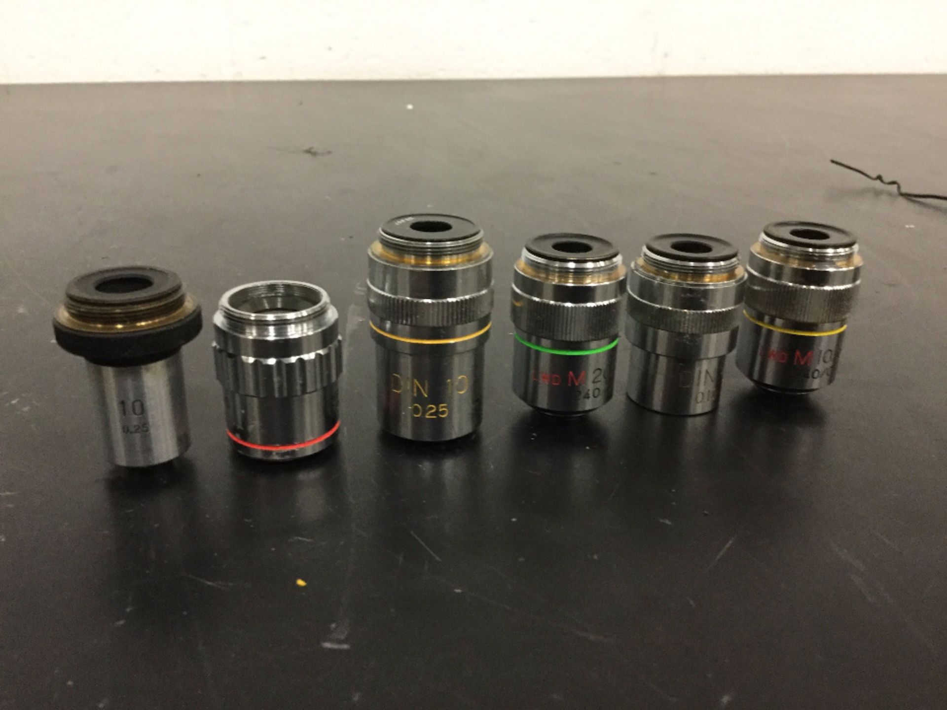 Lot of Microscope Objectives