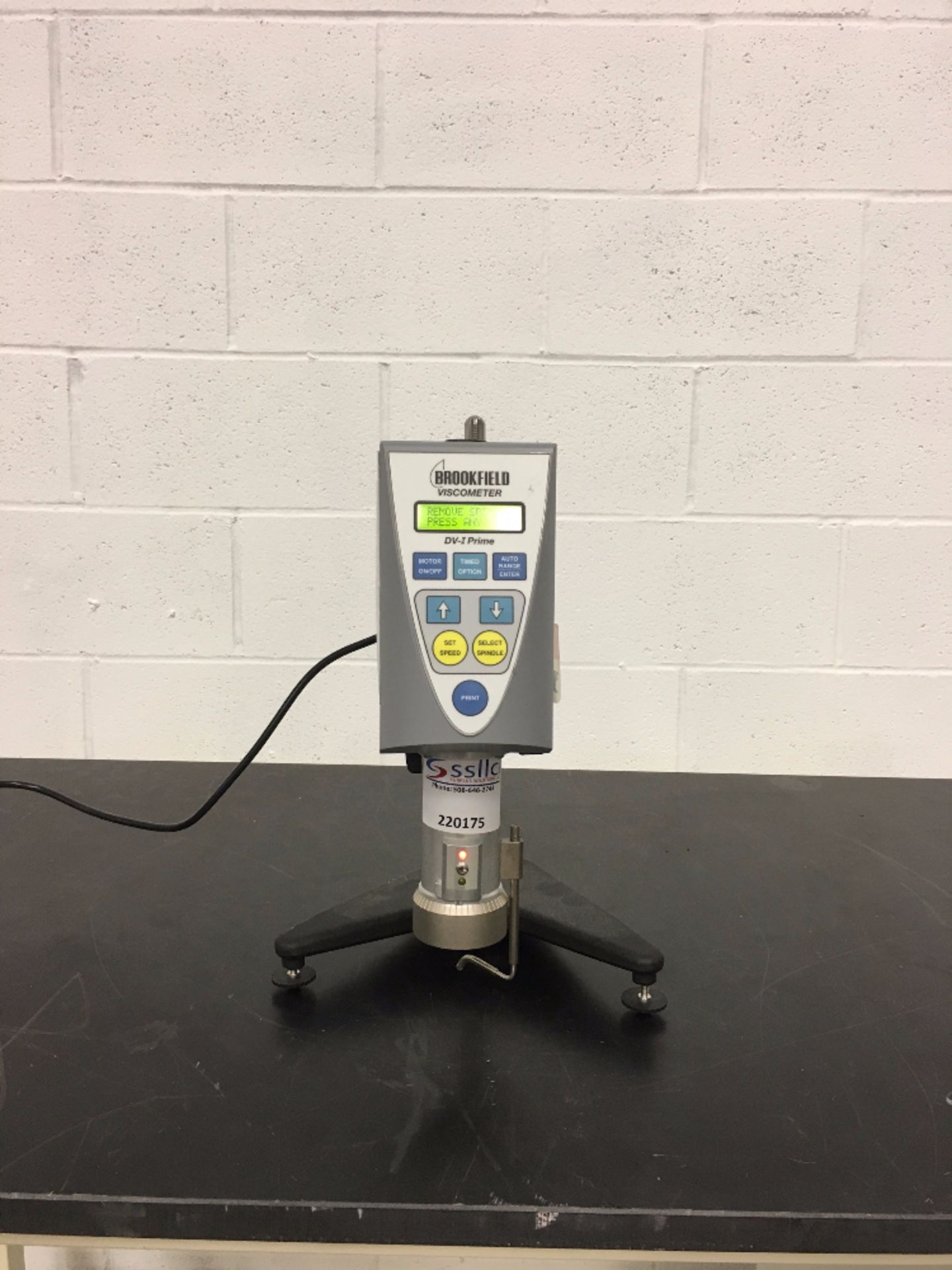 Brookfield DV-1 Prime Viscometer