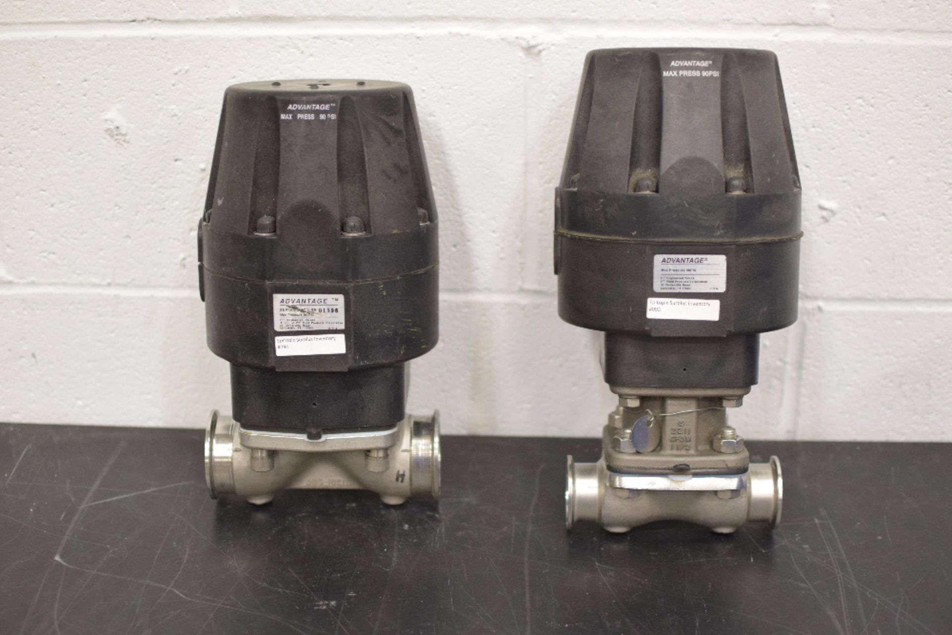 Lot of (2) ITT Advantage Valves