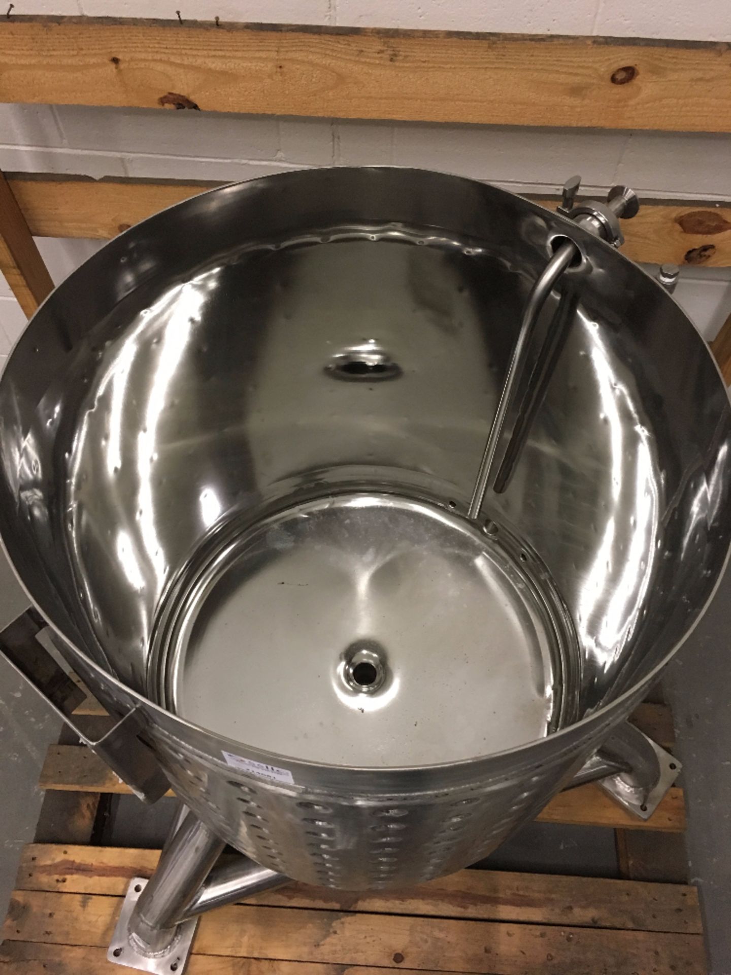 Stainless Technology 300 Liter Open Top Dimpled Tank - Image 2 of 3