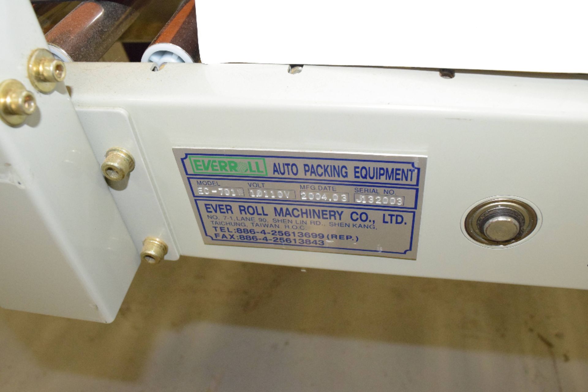Ever Roll EC-701W Auto Uniform Case Sealer - Image 2 of 3