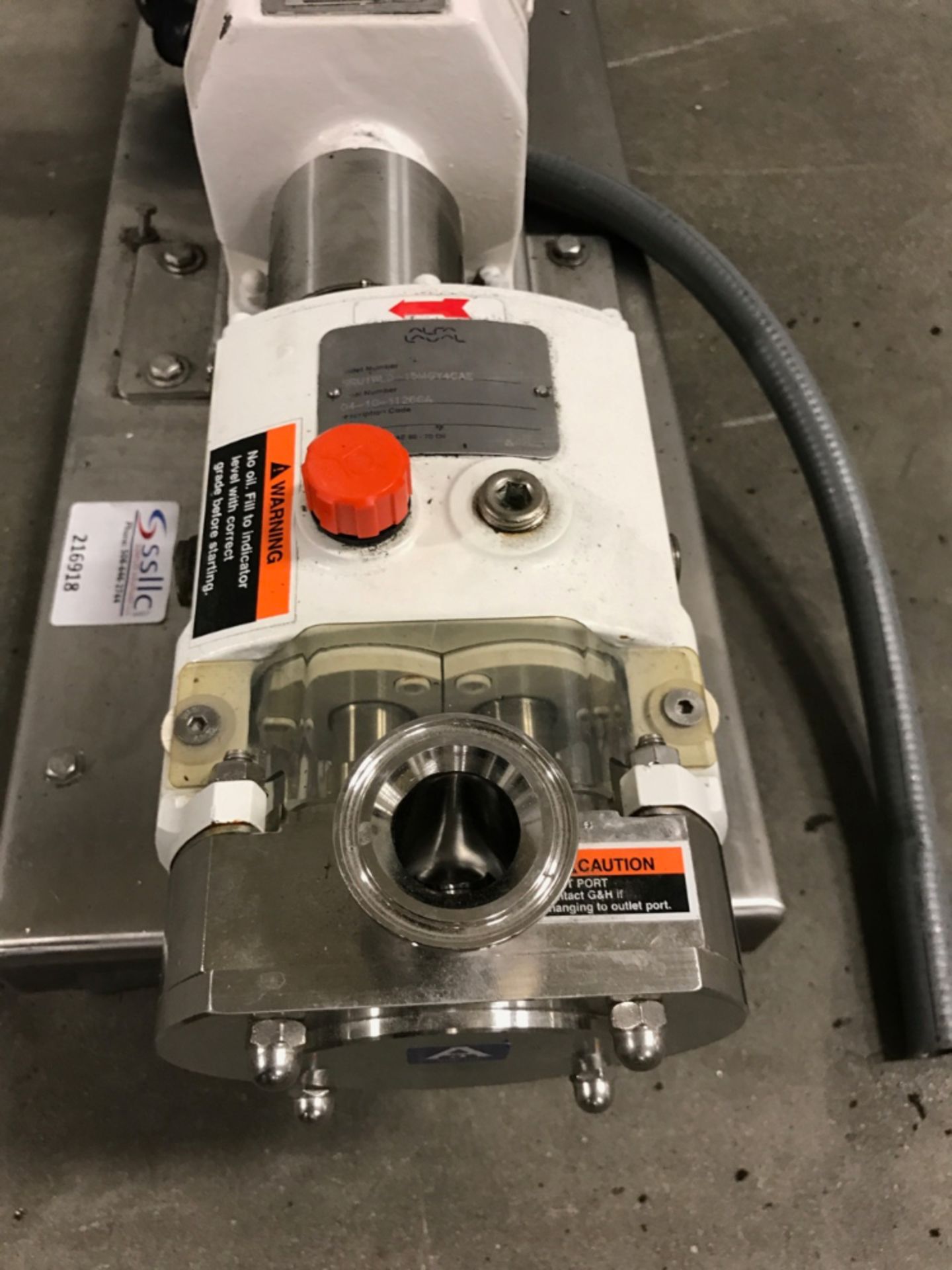 Alfa Laval SFU1WLD Pump - Image 4 of 4
