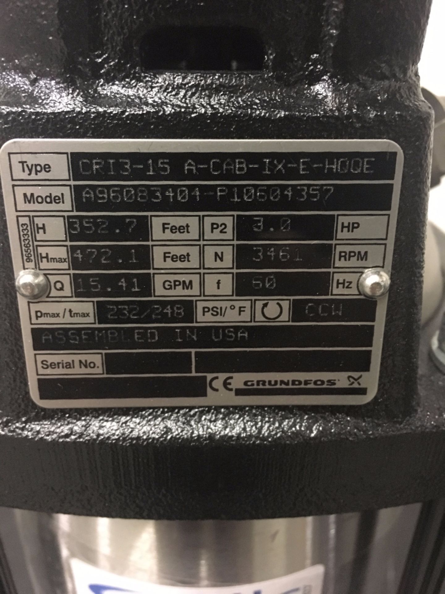 Grundfos X Pump - Image 2 of 2