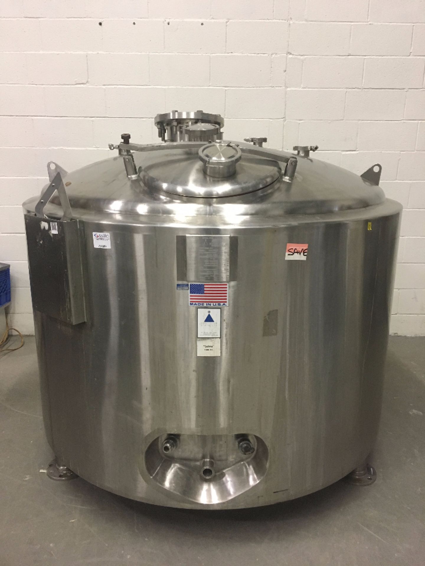 Precision Stainless 400 Gallon 318L Tank