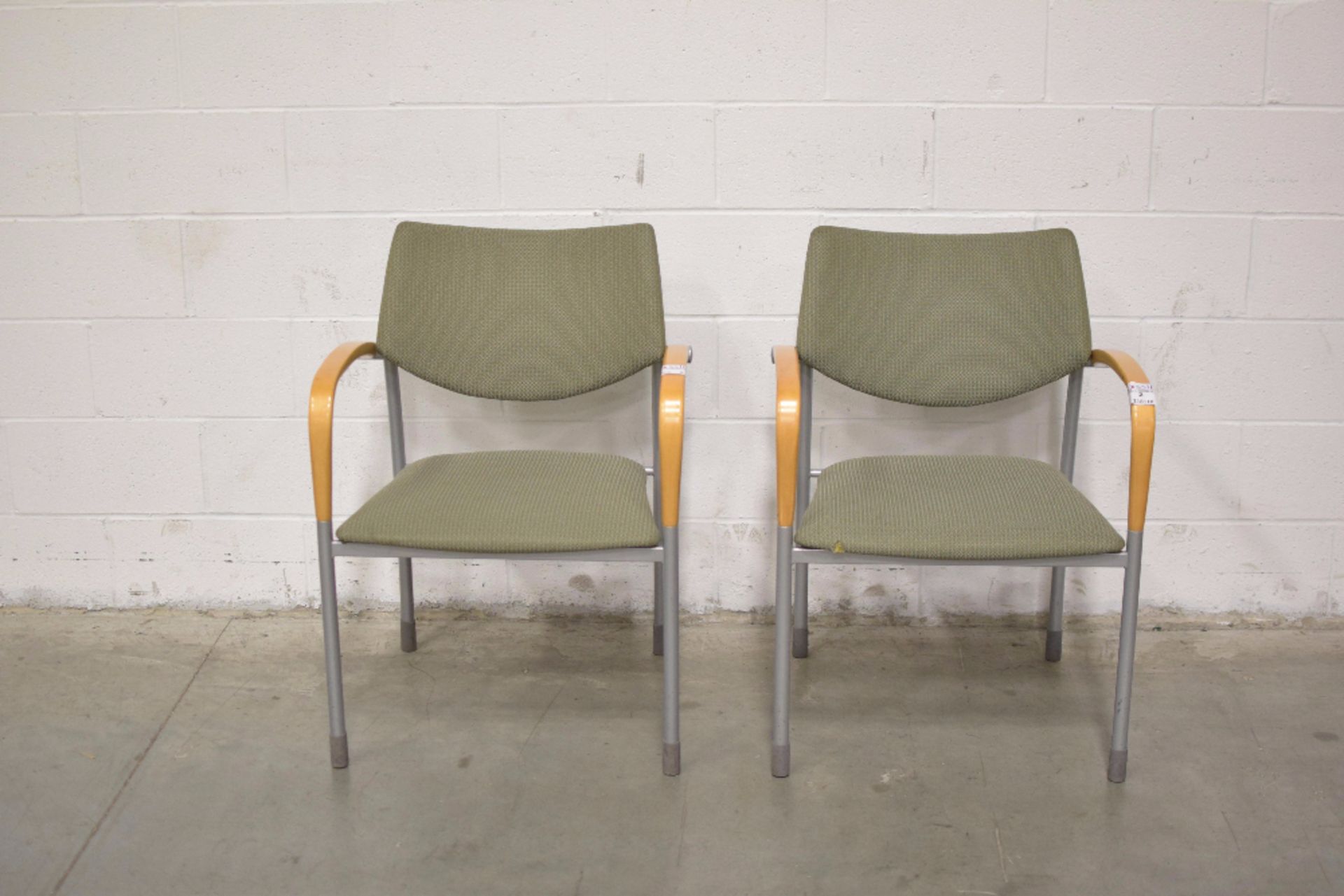 Lot of (2) Stationary Office Chairs