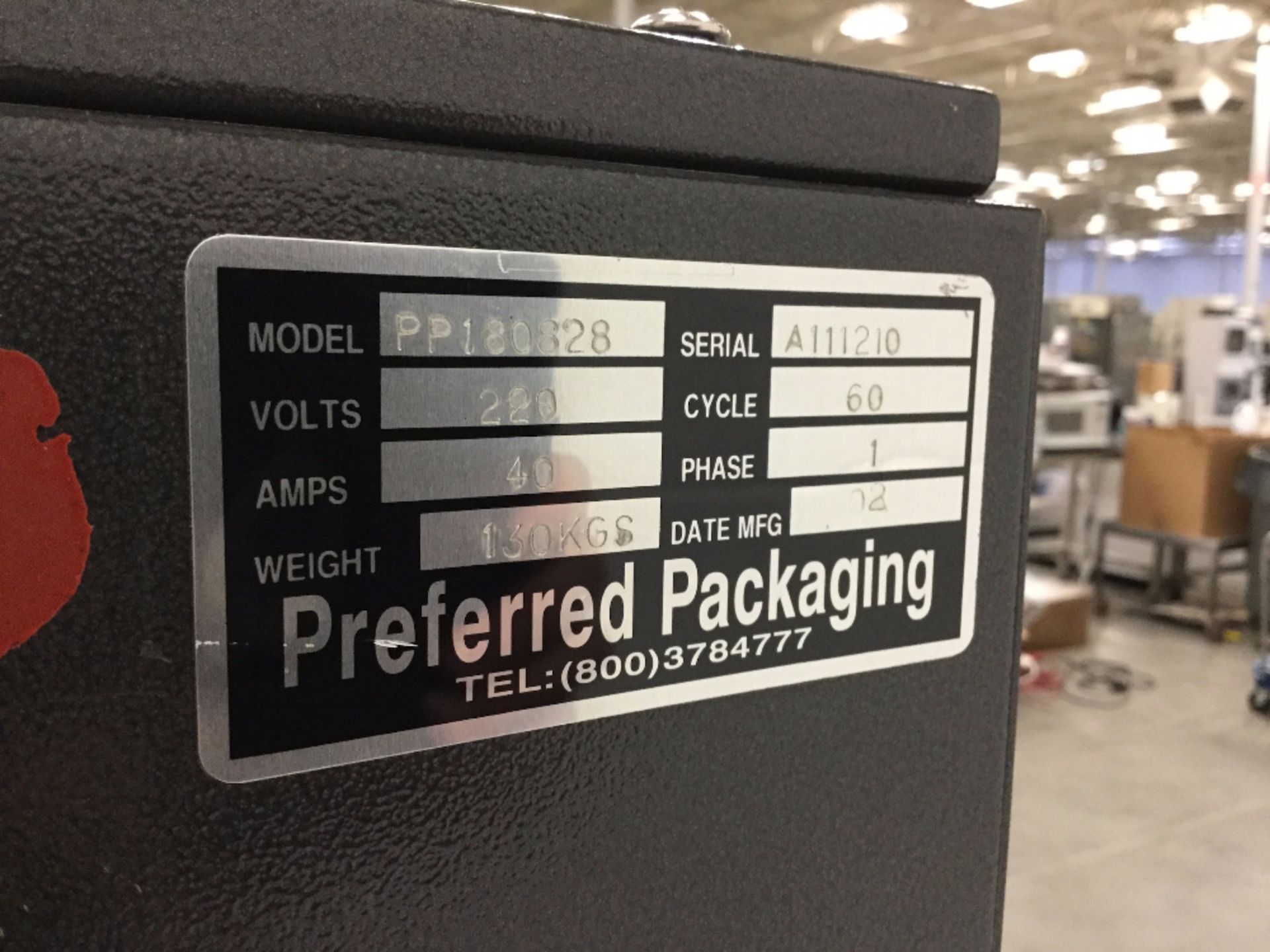 Preferred Packaging Model PP180828 Shrink Tunnel - Image 2 of 4