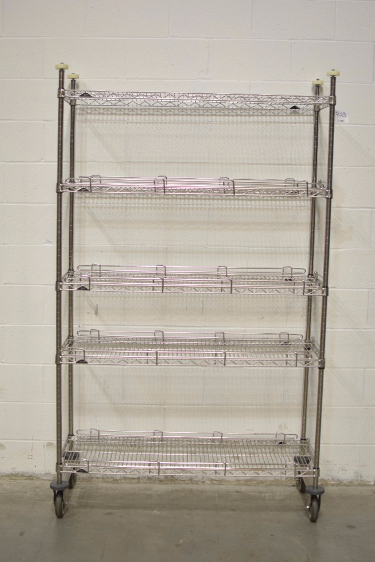 4' Portable Stainless Steel Metro Rack