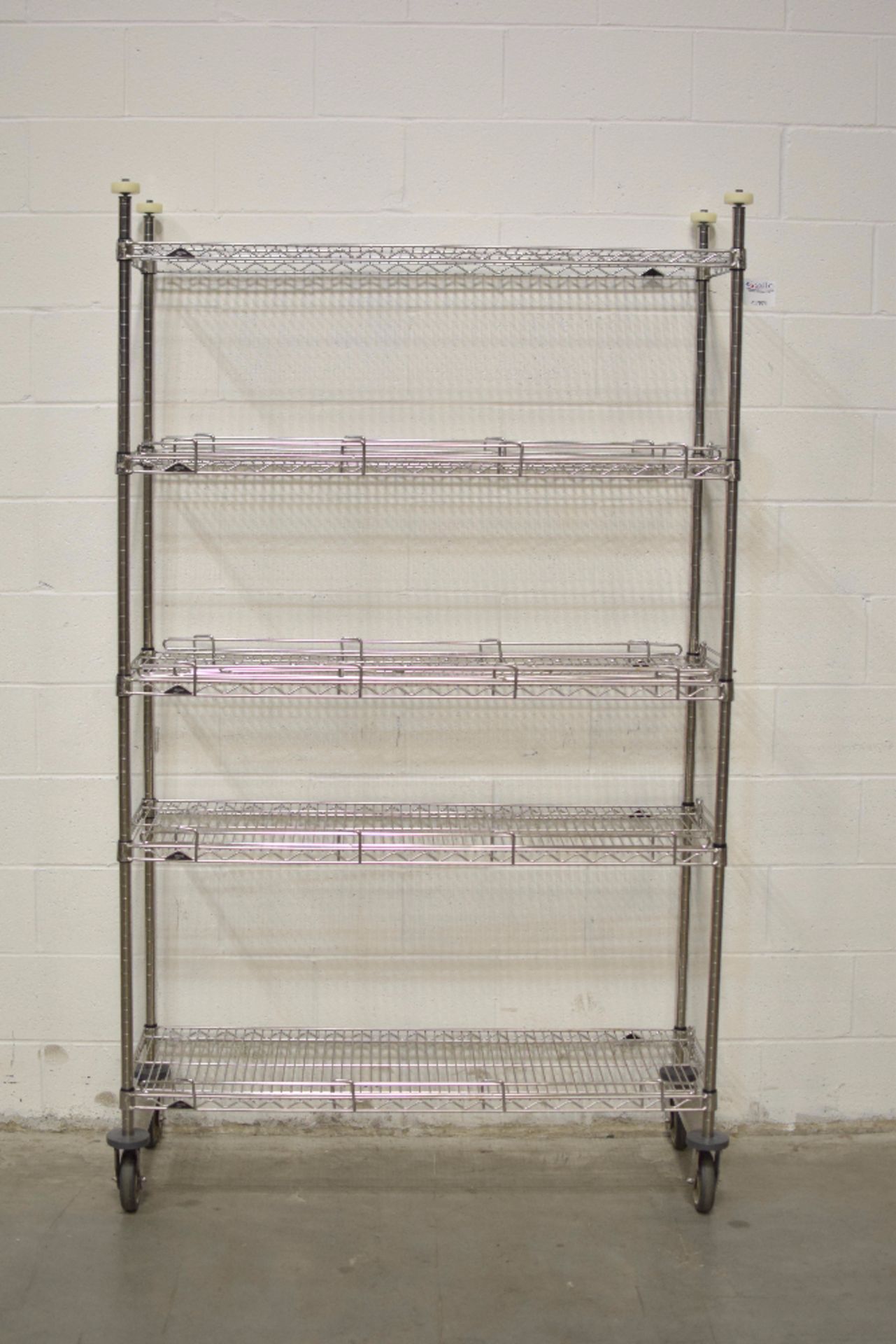 4' Portable Stainless Steel Metro Rack