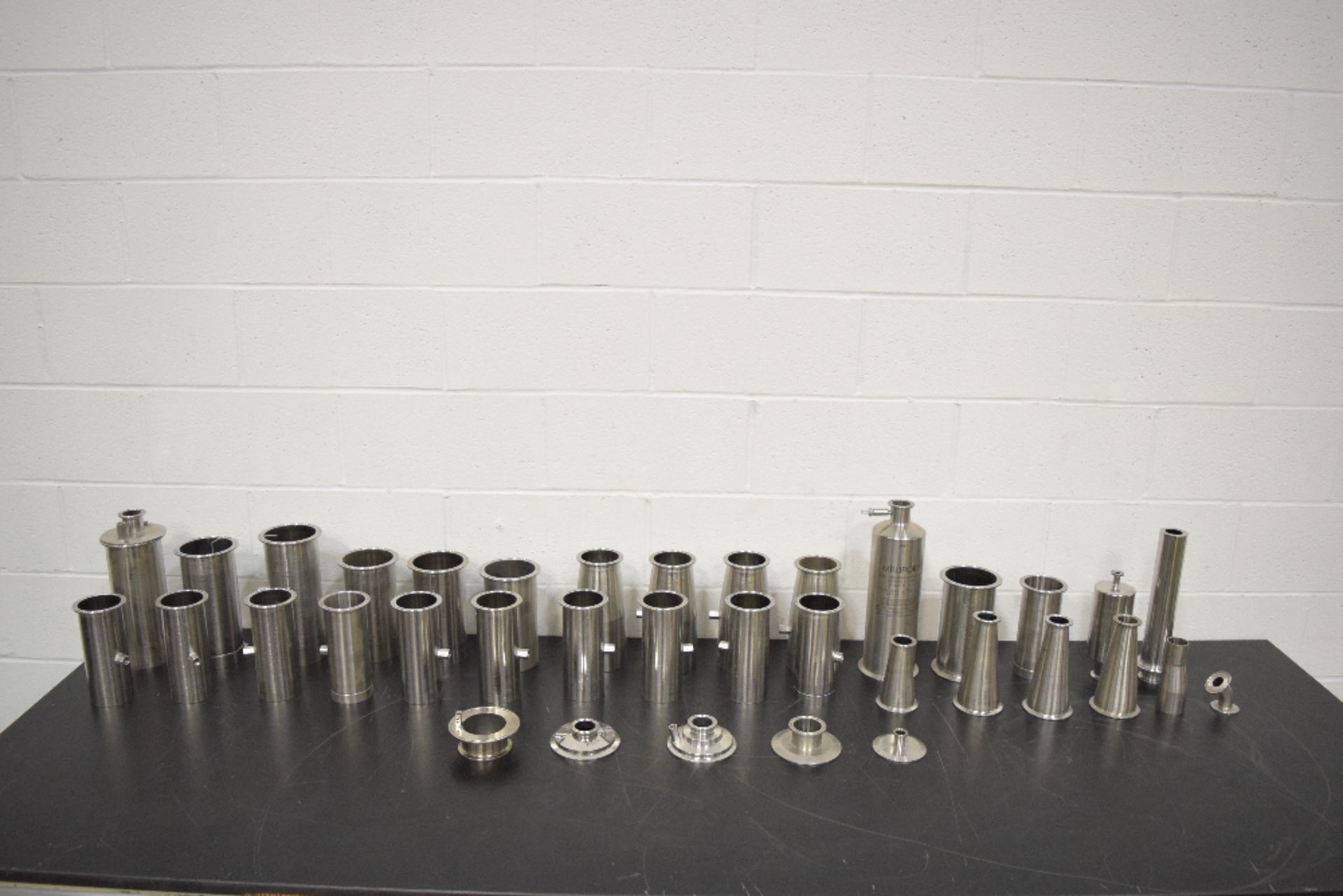 Lot of Stainless Steel Millipore Filter Housings