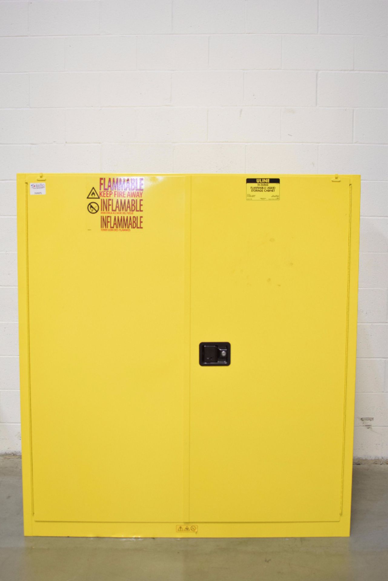 ULINE 110 Gallon Flammable Drum Storage Cabinet