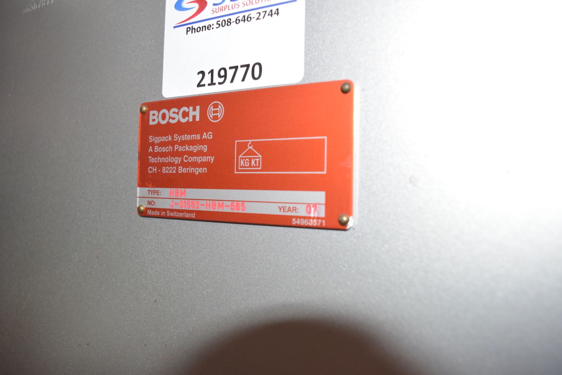 Bosch Sigpack HBM Horizontal Flow Packaging System - Image 2 of 9