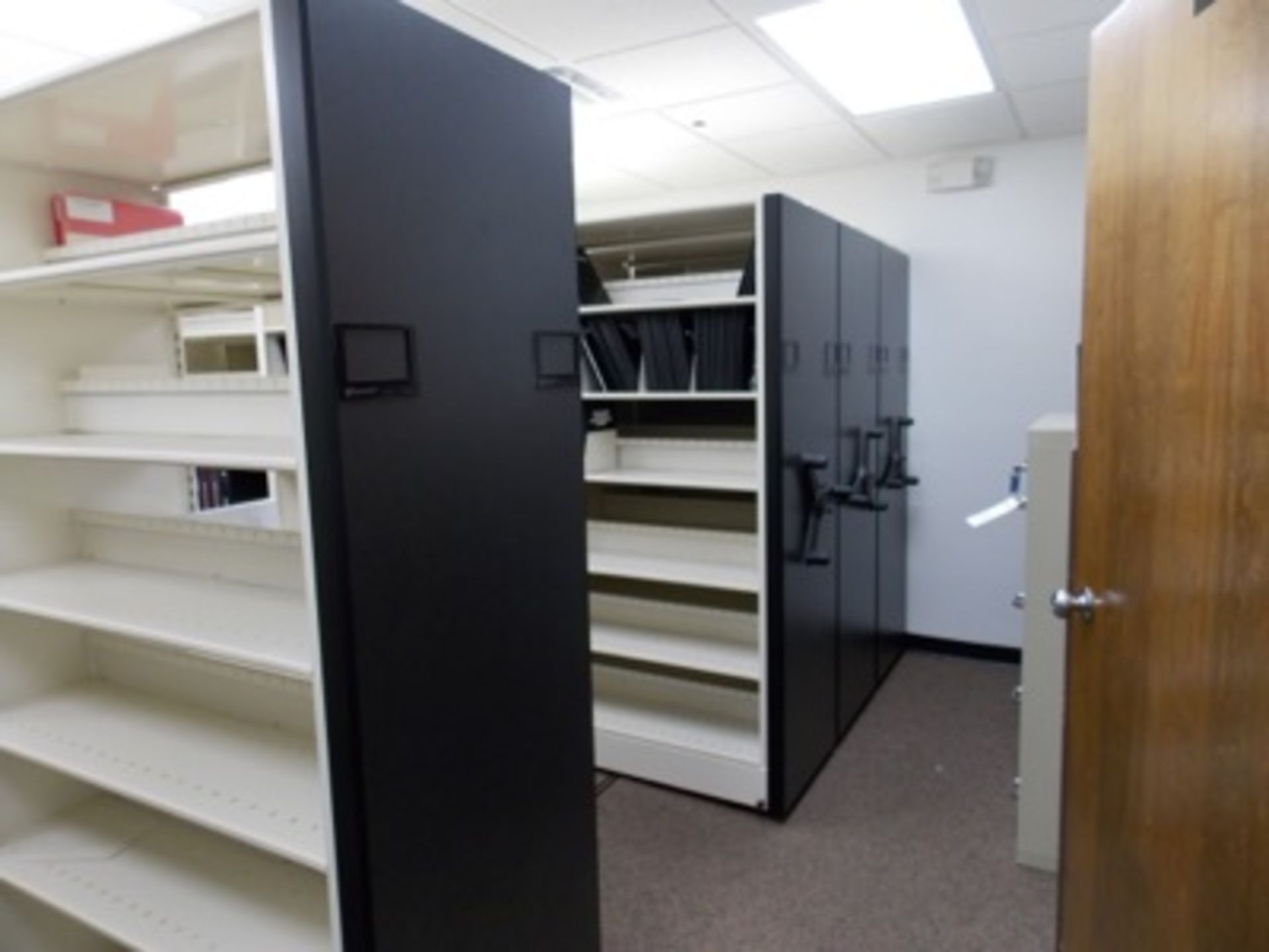 (Lot) Space Saver Rolling File Cabinets, - Image 2 of 2