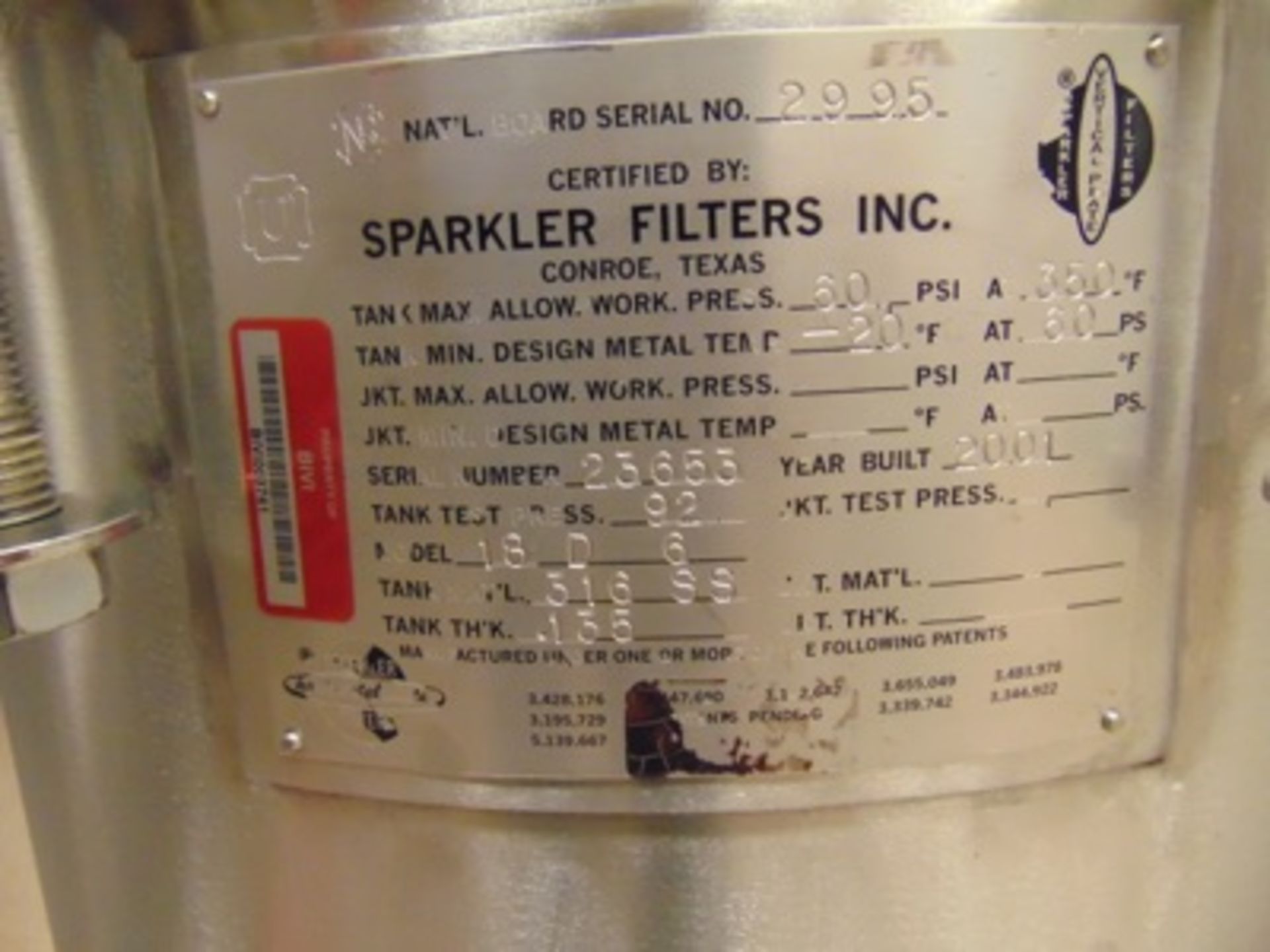 Sparkler Filter S.S. Nutsche Filter w/ - Image 4 of 4