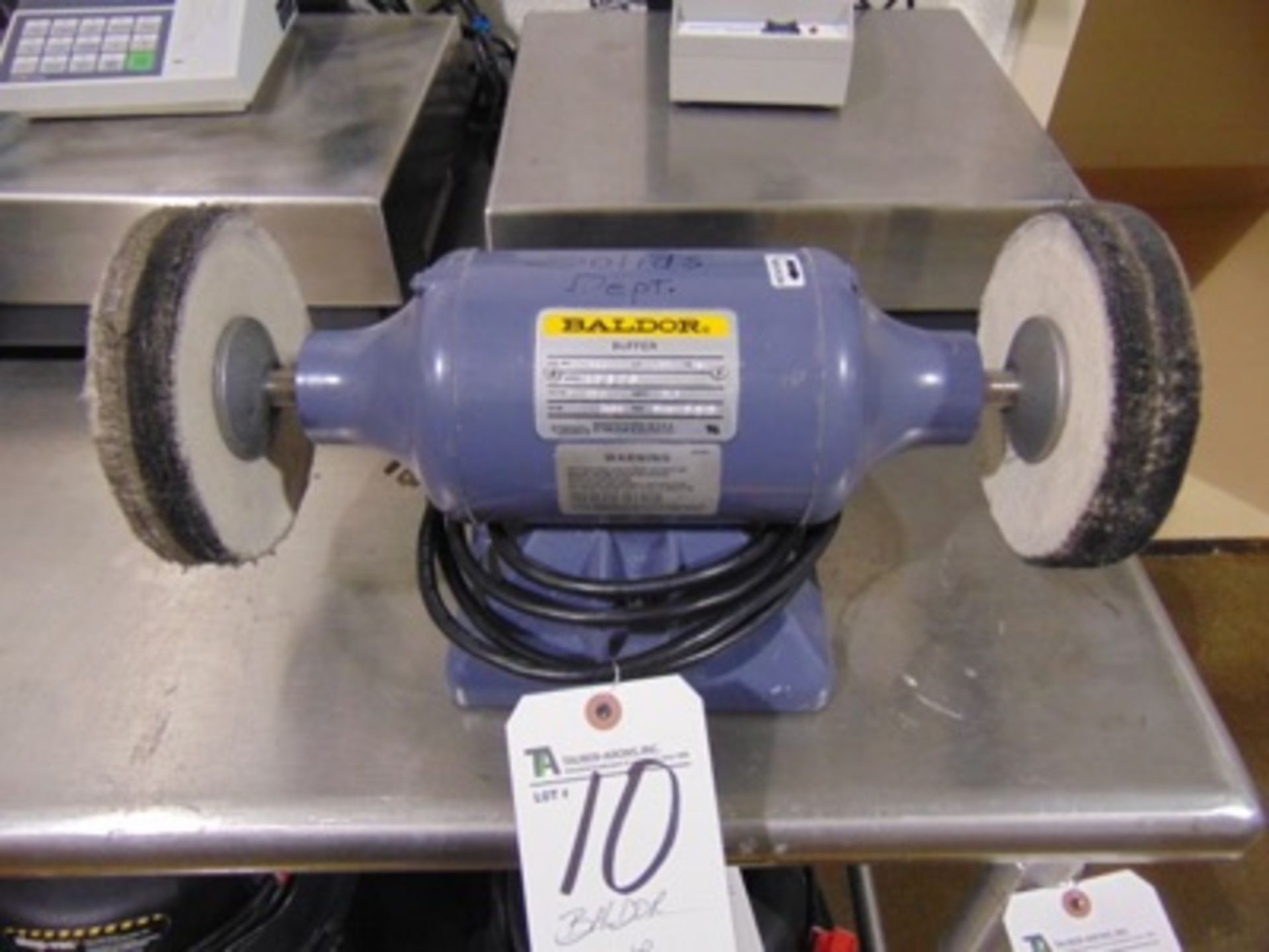 Baldor .33hp Dbl. End Buffer