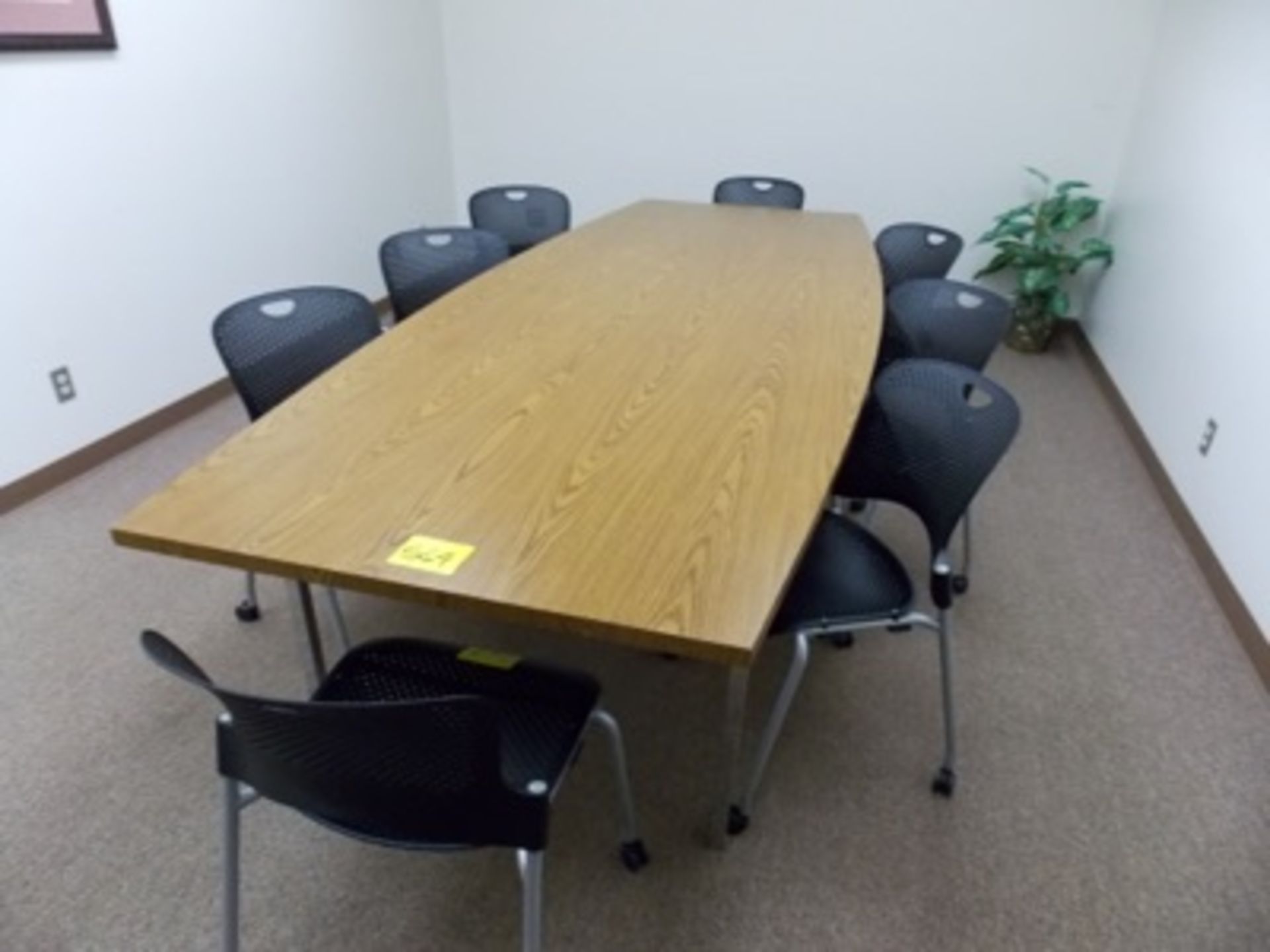 (Lot) Conference Table w/ (8) Chairs