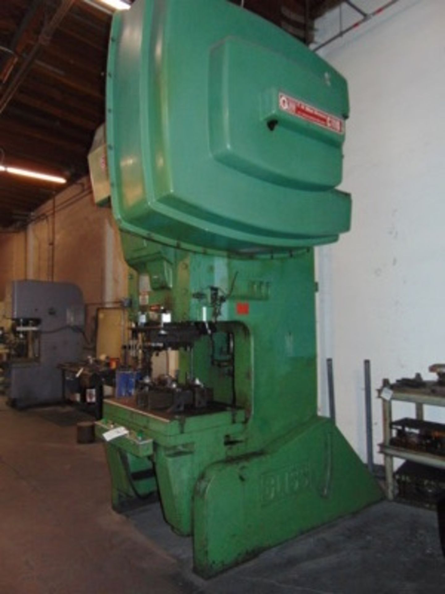 1978 Bliss mod. C110, 110 Ton, OBI Punch Press, Air Clutch, Air Cushions, 6" Stroke, 3.5" Slide - Image 3 of 5