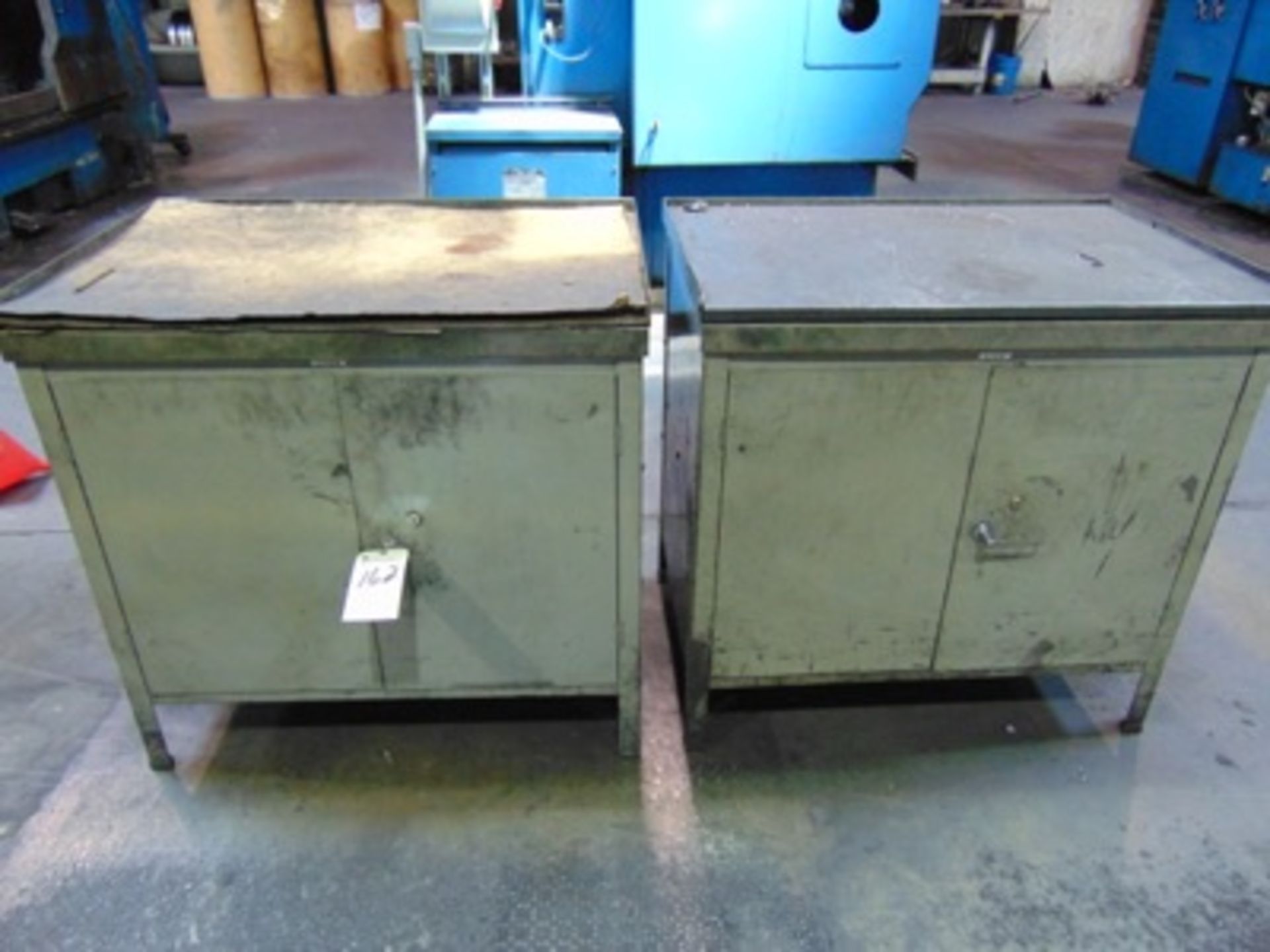 (Lot) (2) Cabinets