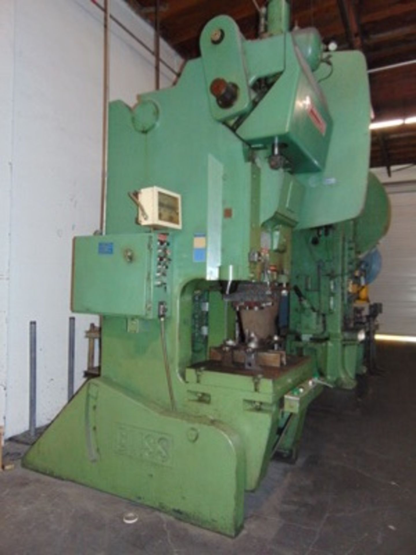 1978 Bliss mod. C110, 110 Ton, OBI Punch Press, Air Clutch, Air Cushions, 6" Stroke, 3.5" Slide - Image 2 of 5