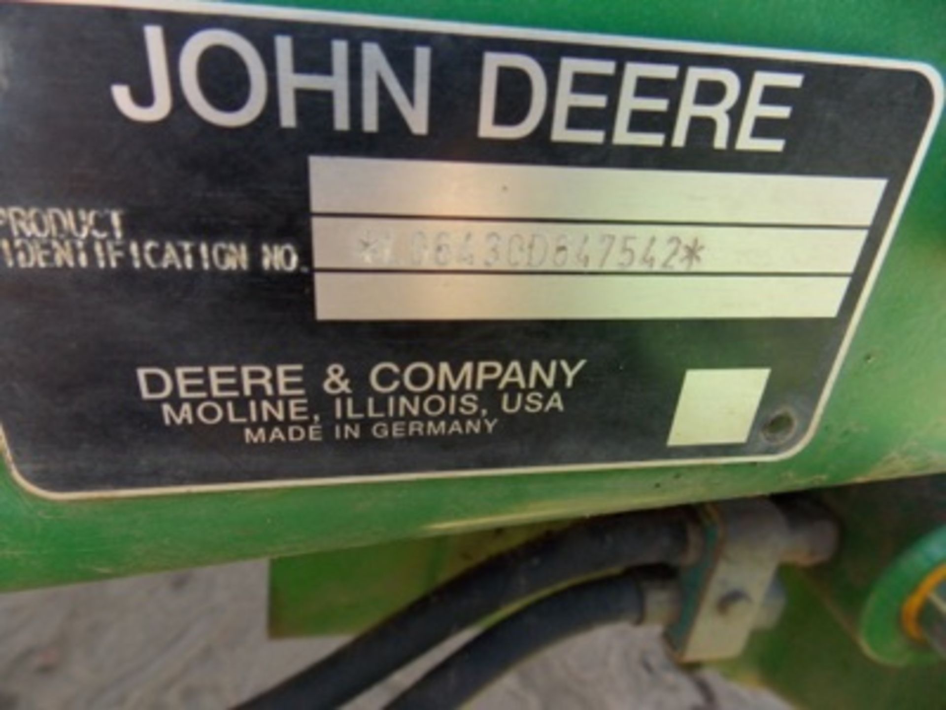 (2009) John Deere mod. 6430, 4WD, Semi-Automatic Farm Tractor, 4-Spd w/ 3pt. Hitch & PTO; - Image 8 of 8