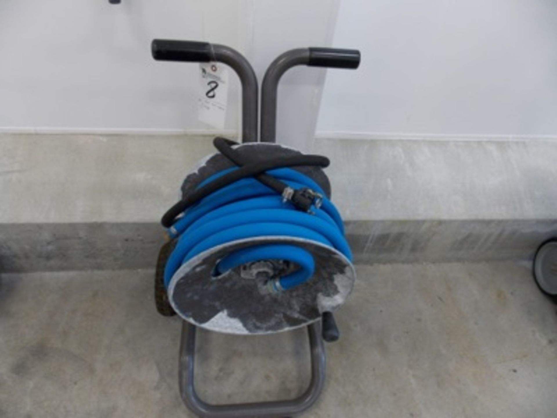 (Lot) Hose Reel Cart w/ Hose