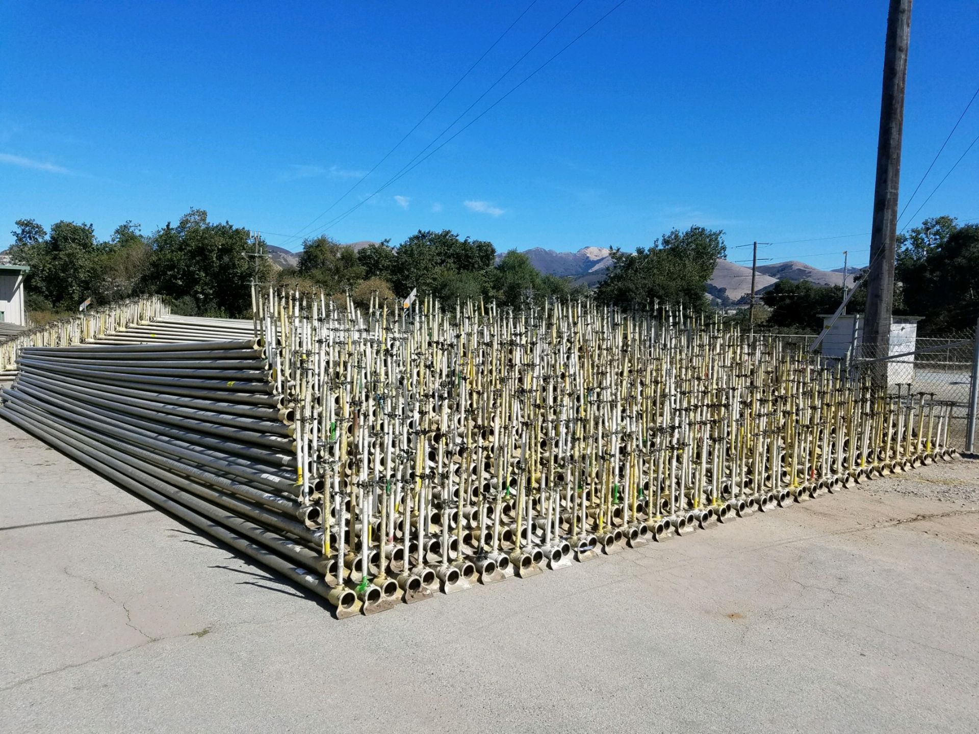 3"x30' Irrigation Pipe w/ Rain Bird J20 risers