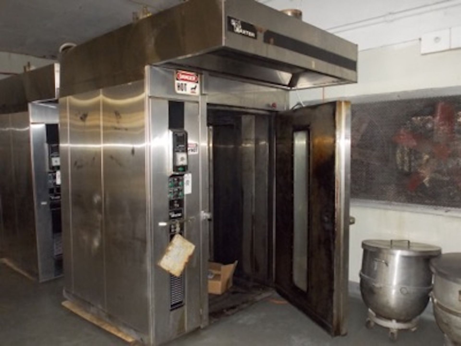 Baxter Rotary Rack Gas Oven 4'x4'x6'Tall Inside Size, 8'x6'x8.5' Tall Outside Size, mod. OV210G-M2B,