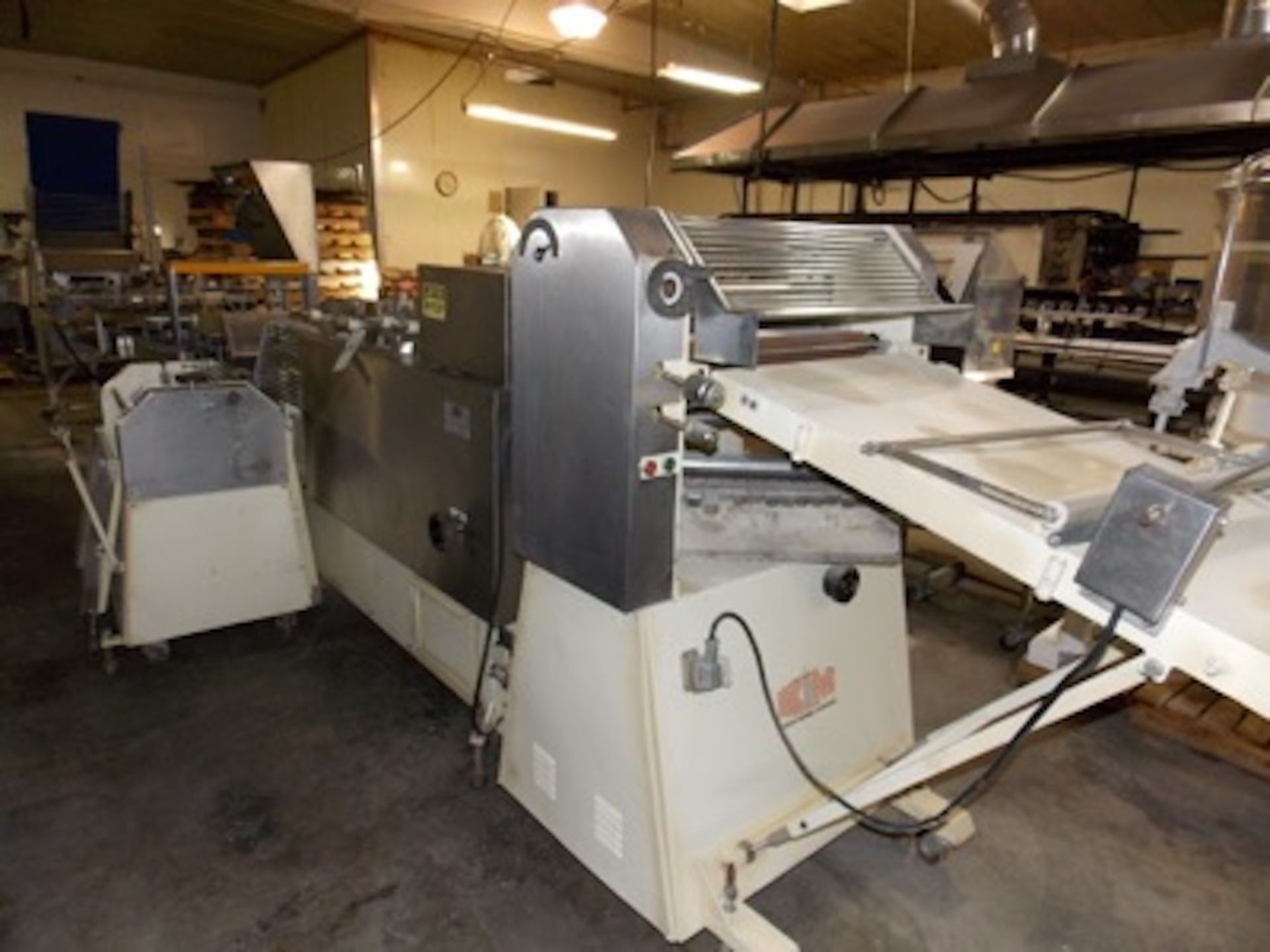 (1990) CIM Type CIM 10000, mod. 10213001 Croissant Machine w/ Dies & Sheets, 220 Volts, 60 Hz, 2.