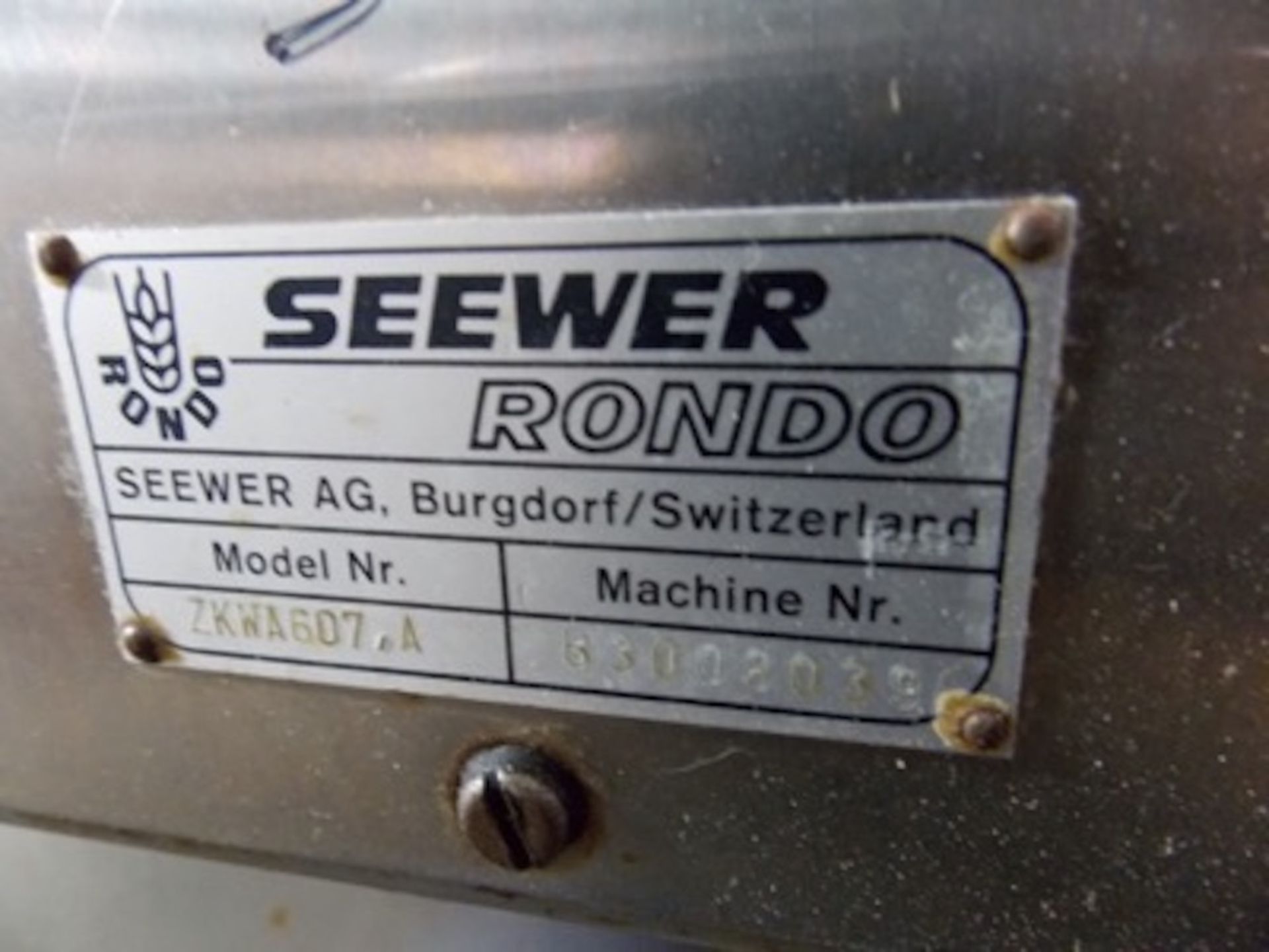 Rondo mod. ZKWA607.A Cinnamon Final Sheeting Duster w/ 24"W x 60" Conveyor; S/N B3008039 - Image 4 of 4