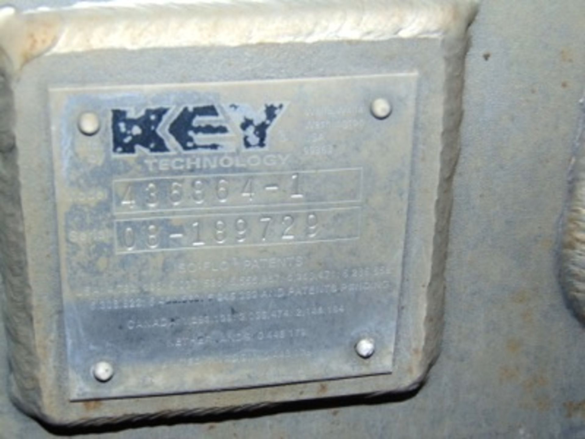 (2008) Key Iso-Flo mod. 436864-1, S.S. Feed - Image 4 of 4