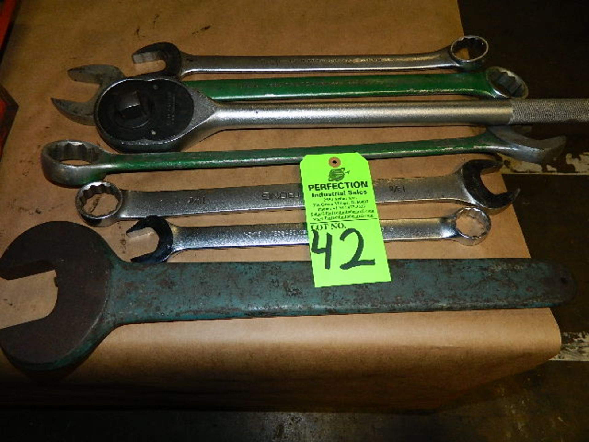 Lot of Assorted Wrenches w/ 1" Proto Ratchet - Image 2 of 2