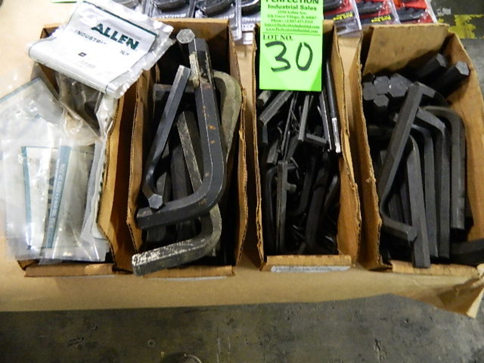 Lot of Assorted Allen Wrenches, (4) Boxes