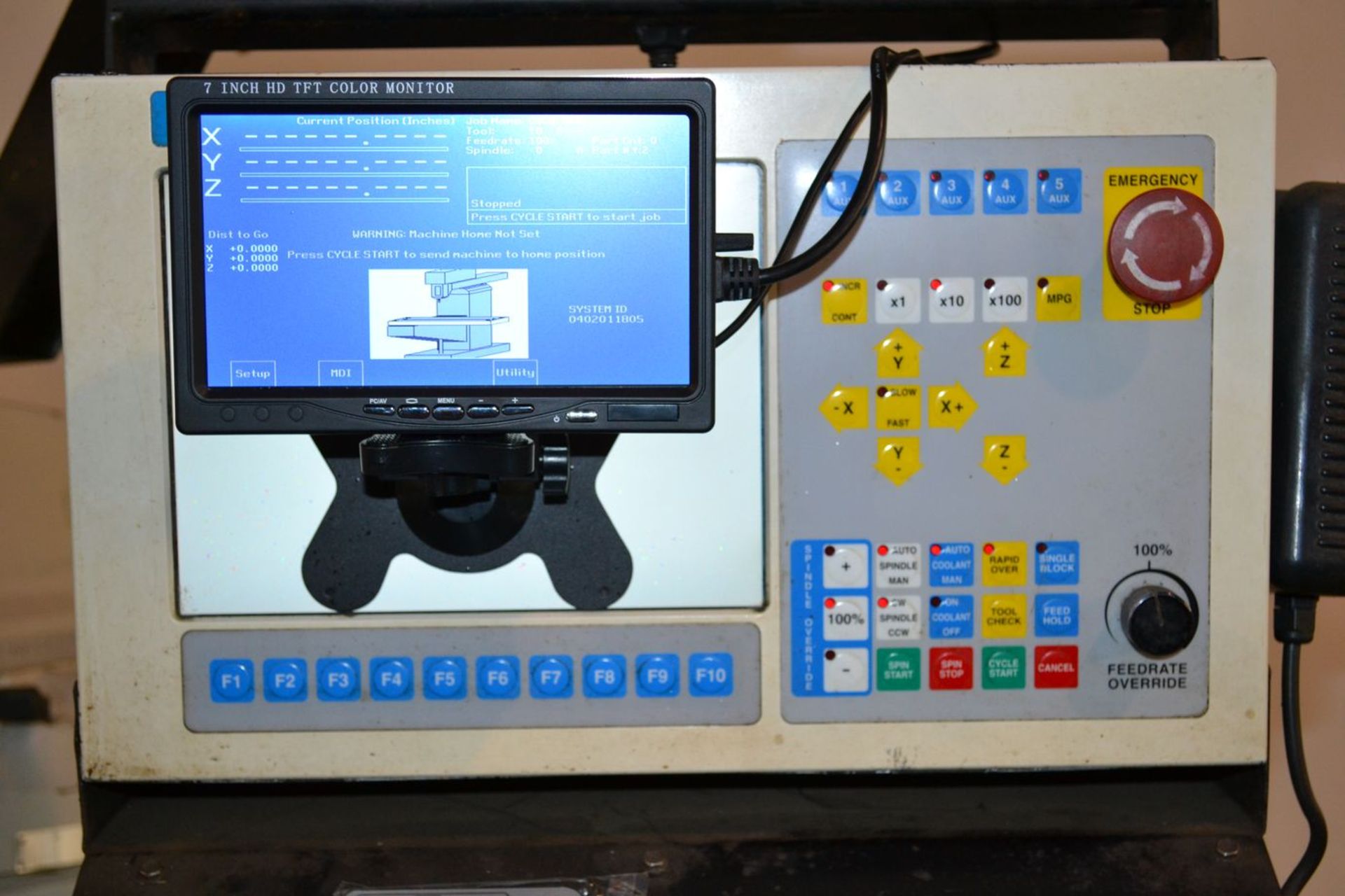 Vectrax GS-N16V 3-Axis CNC Vertical Milling Machine, Centroid MSC M-15 Controller - Image 2 of 12