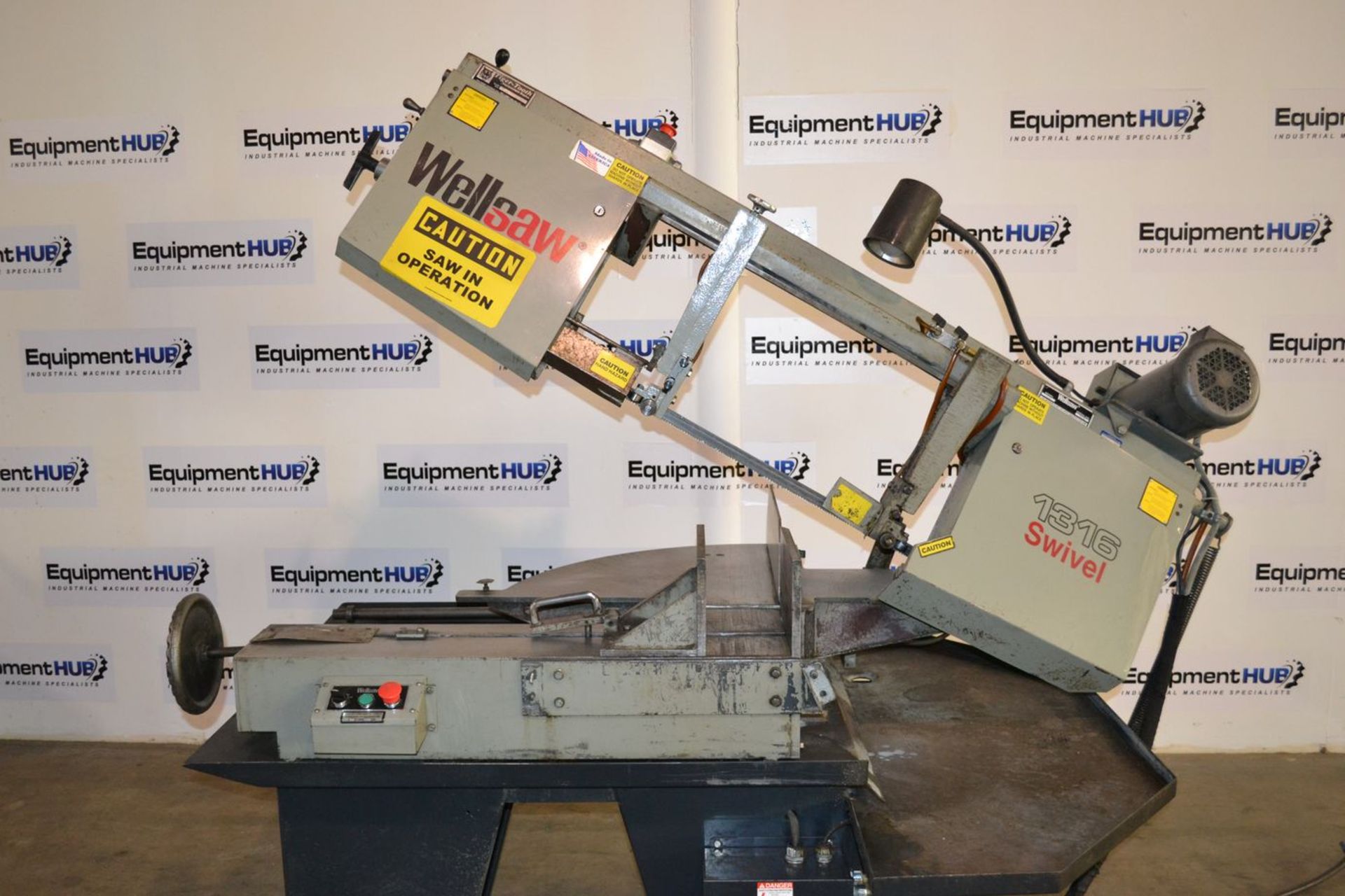 Wellsaw 1316S Swivel 13″ x 16″ Swivel Miter Head Horizontal Band Saw - Image 7 of 14