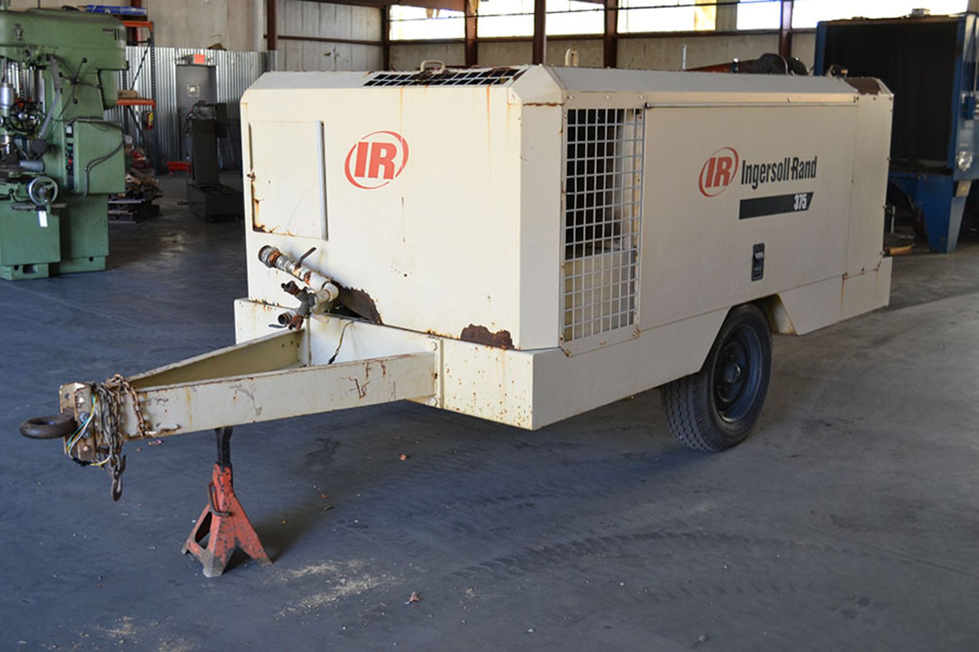 Ingersoll Rand 375-WCU Portable Diesel Cummins Engine Air Compressor, 375 CFM