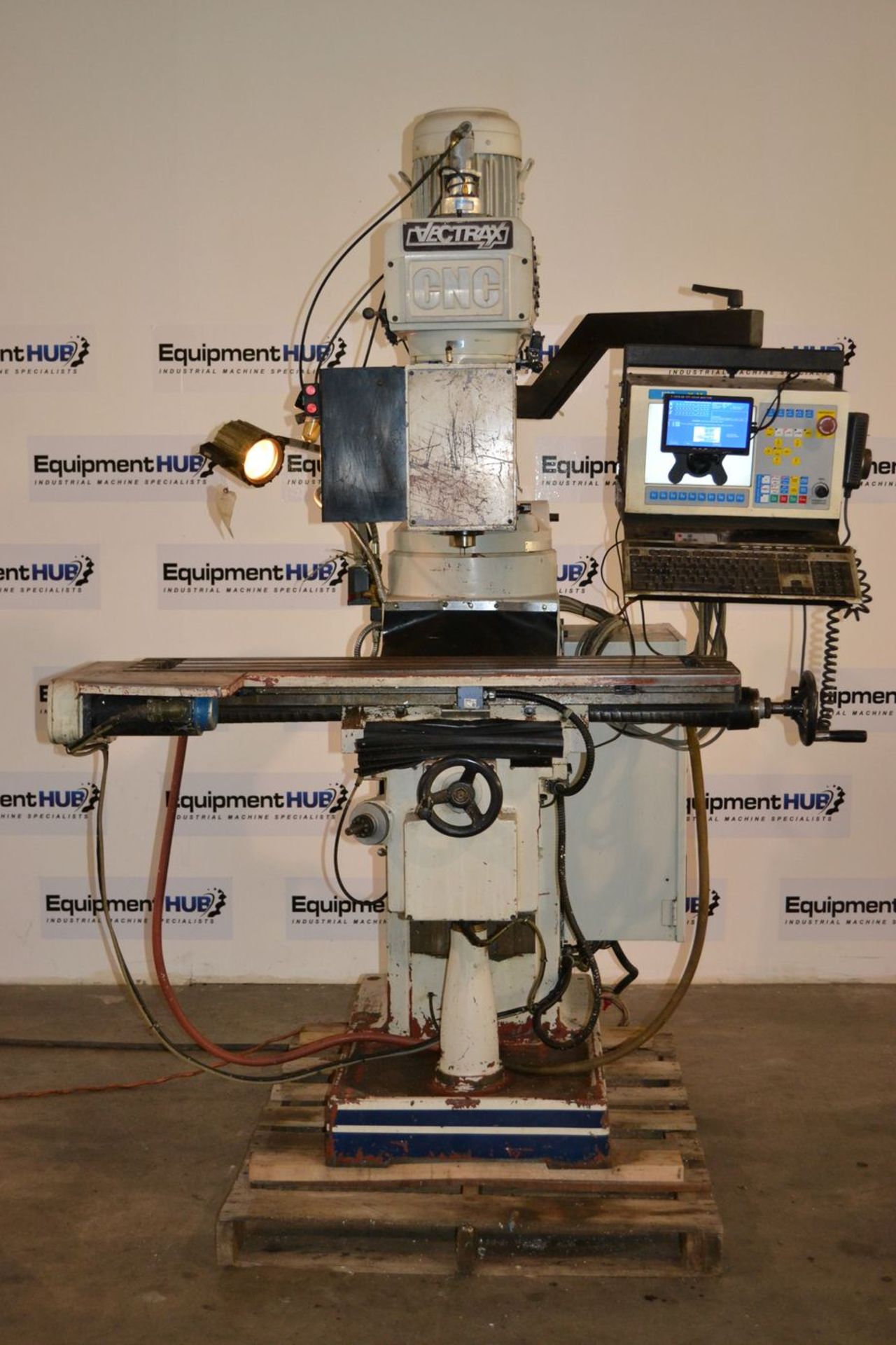 Vectrax GS-N16V 3-Axis CNC Vertical Milling Machine, Centroid MSC M-15 Controller - Image 6 of 12