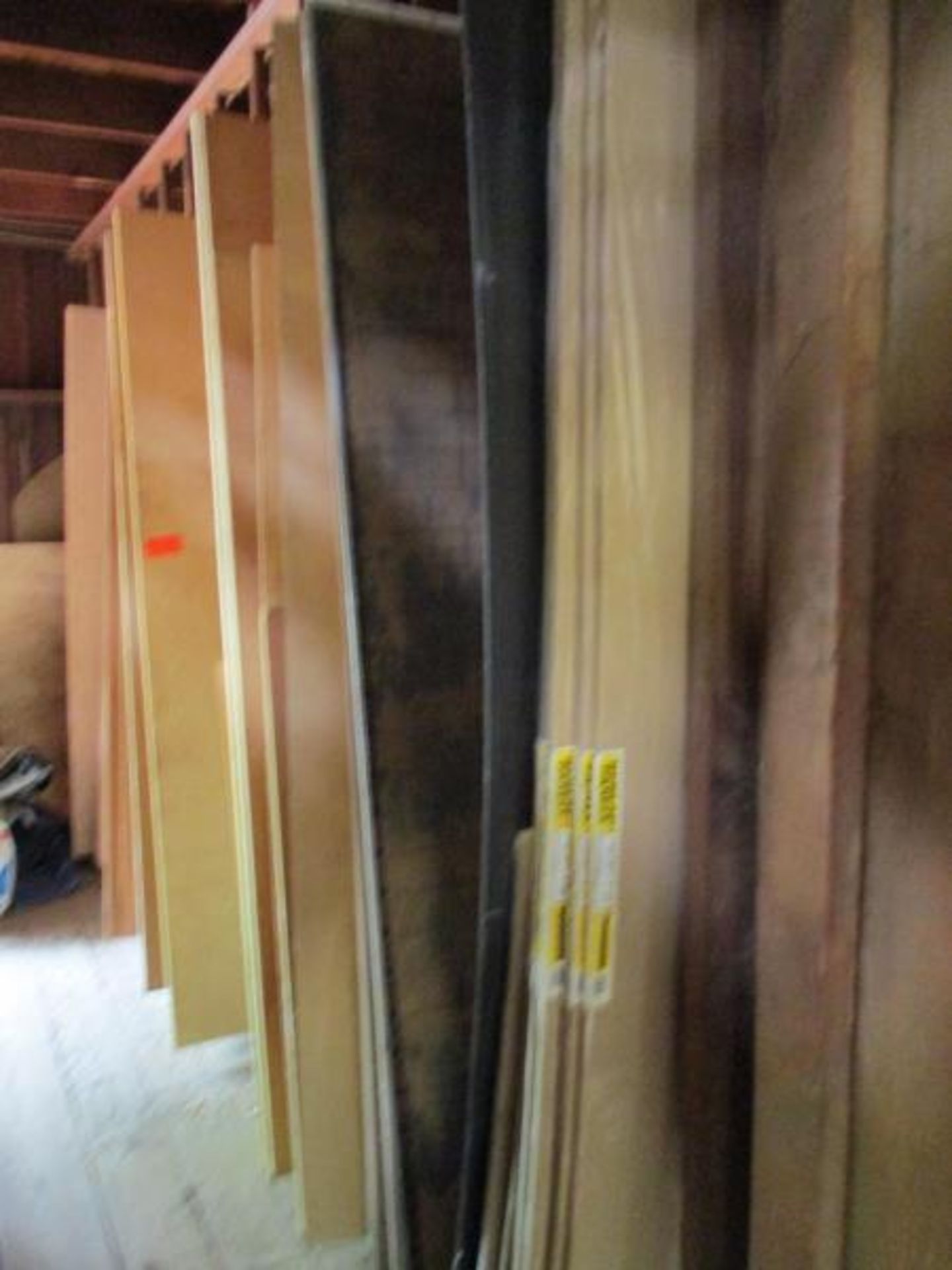 Lot of (45+/-) Pcs. Assorted Lengths - Width - Thickness -Plywood, Burlap Panels - Image 7 of 15