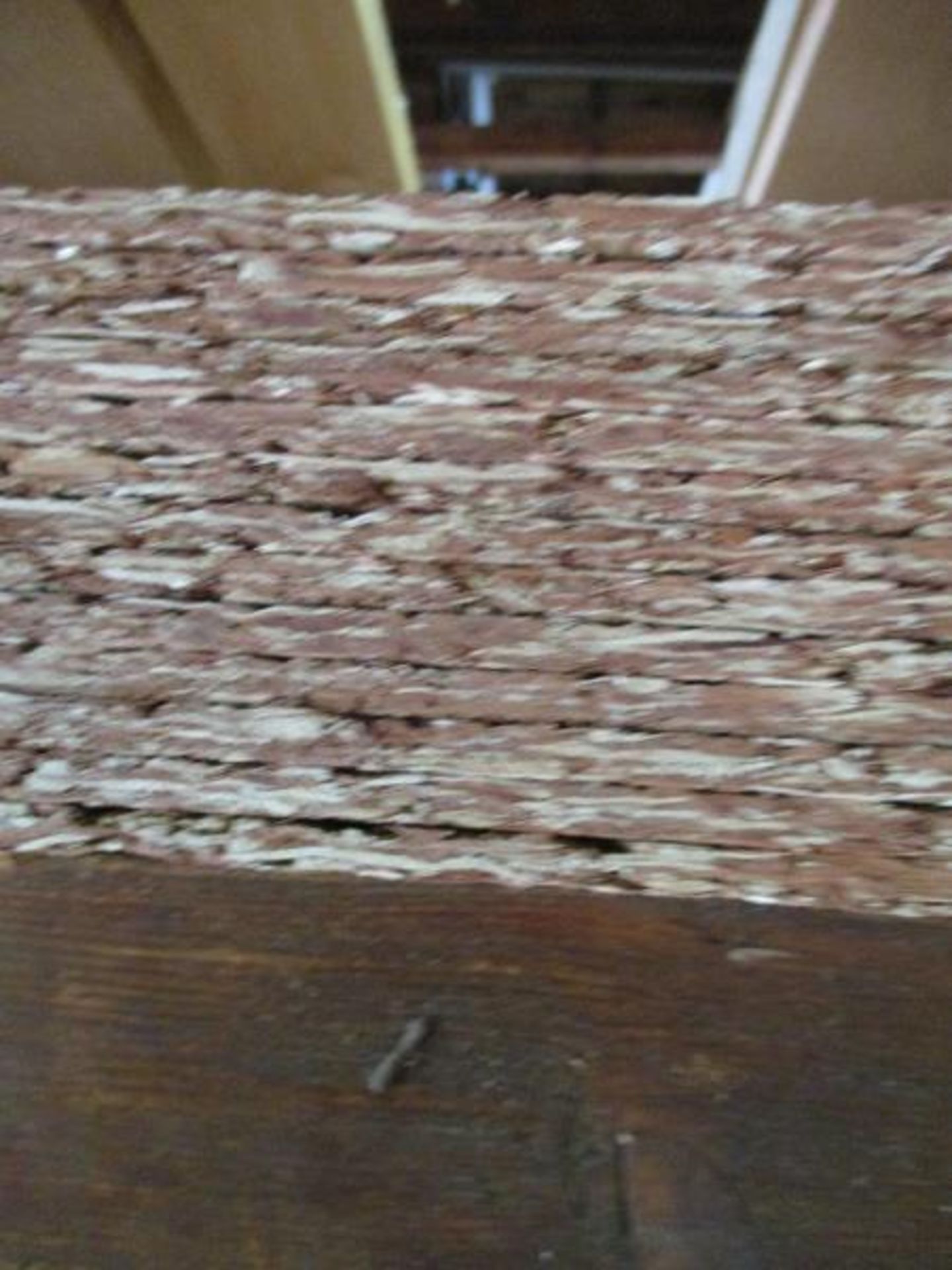 (12+/-) Sheets 4 x 8 - 1/4" Cedar Flakeboard - Image 2 of 3