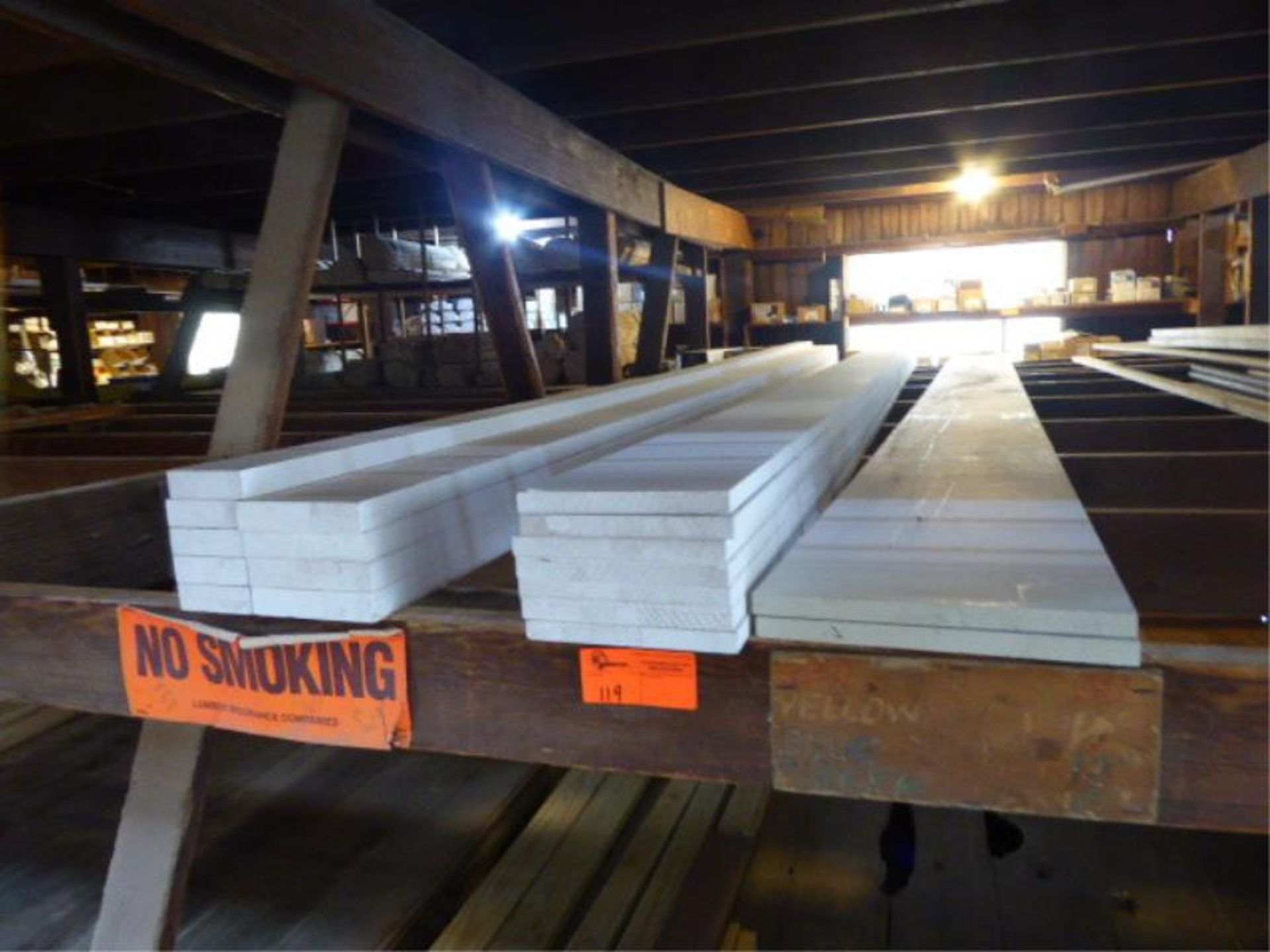 (18) Pcs. White 16' Prime Pine Trim Boards, 4 Sizes - Image 2 of 4