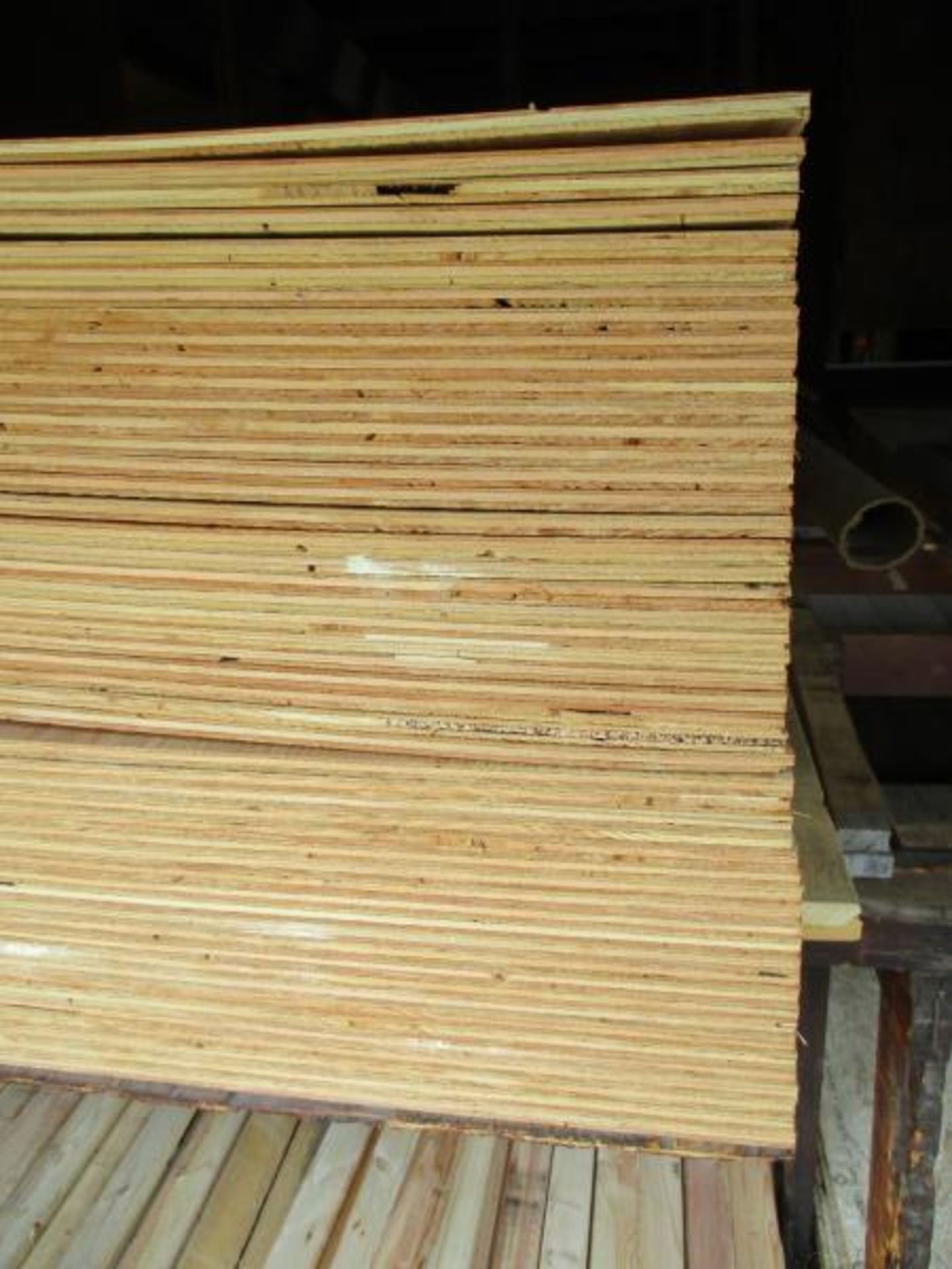 (50+/-) Sheets 4 x 8 - 3/8" AC Fir Plywood - Image 2 of 5