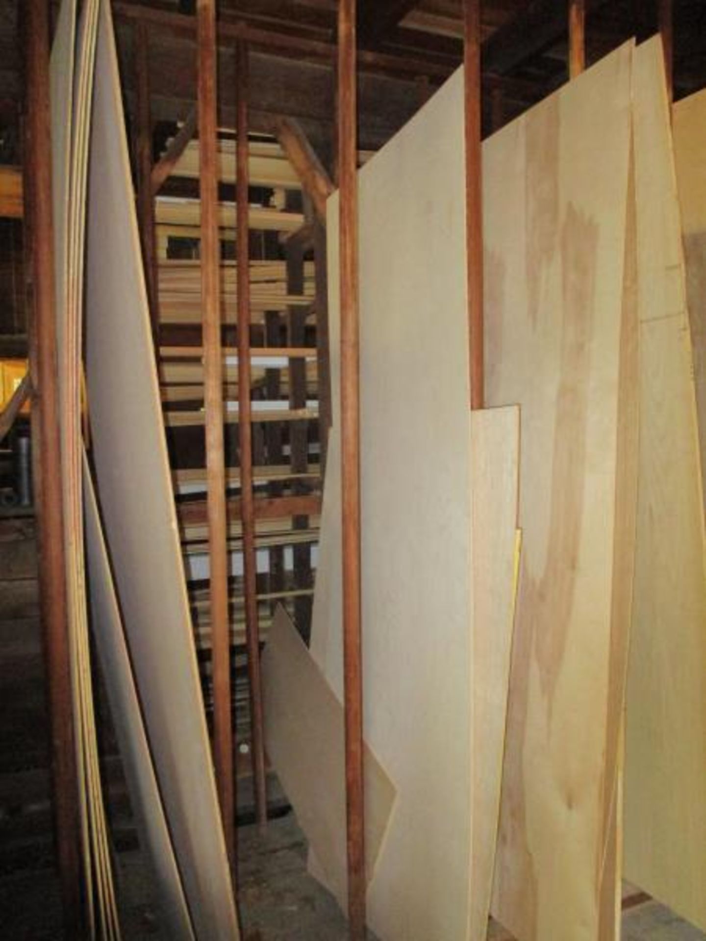 Lot of (45+/-) Pcs. Assorted Lengths - Width - Thickness -Plywood, Burlap Panels - Image 11 of 15