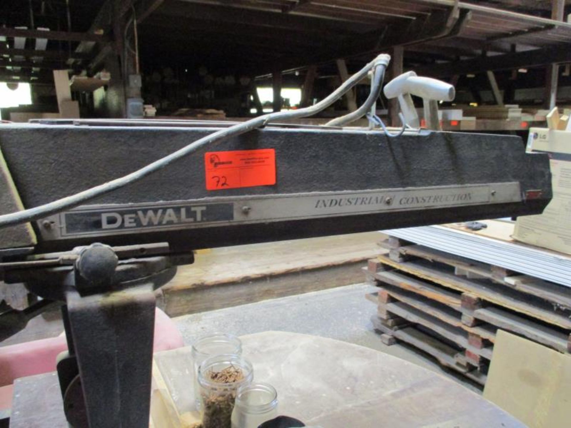 Dewalt Industrial Construction Radial Arm Saw - Not Working - Image 4 of 11