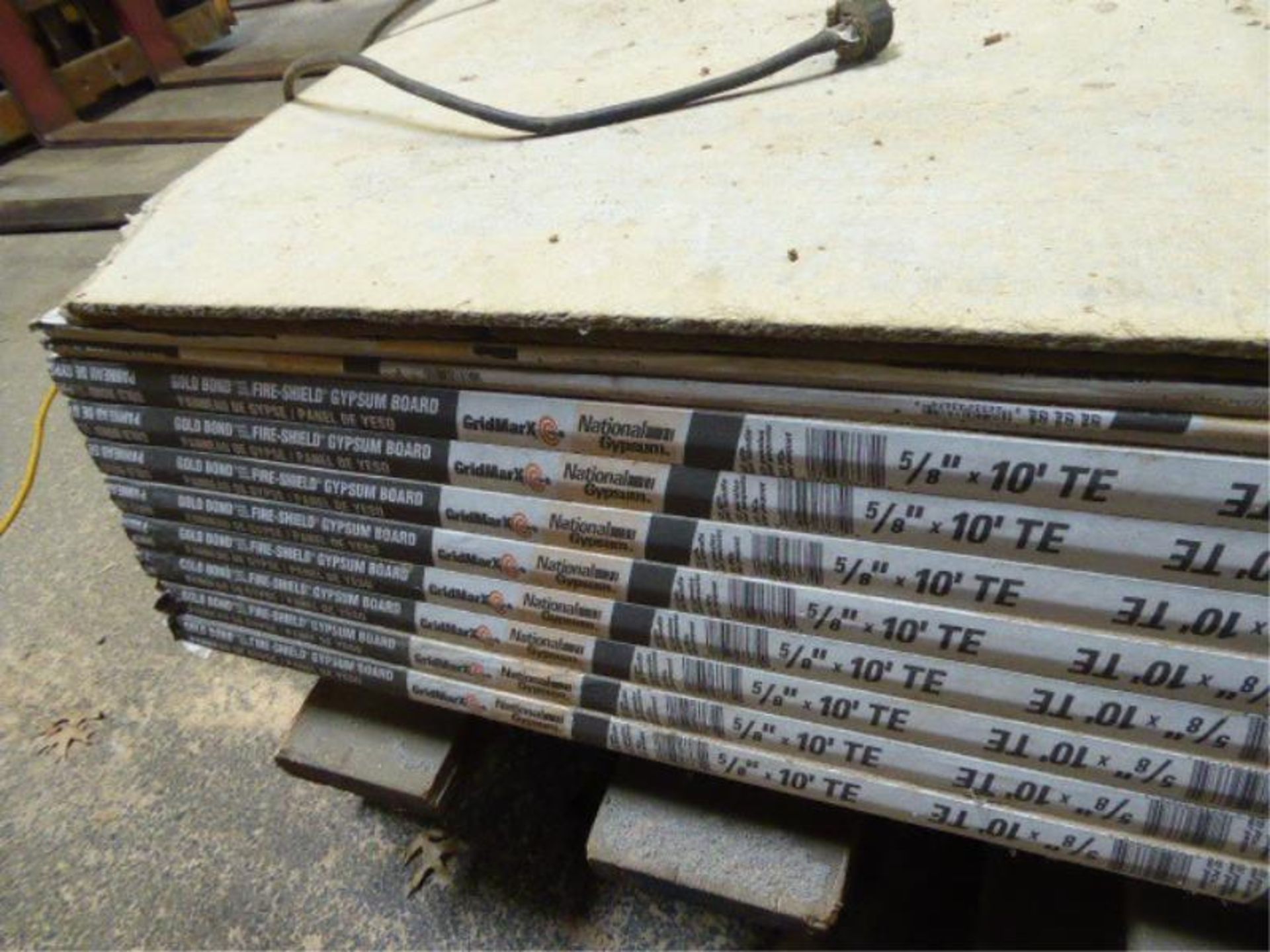 (16+/-) Sheets 4 x 10 - 5/8" Fire Code Sheet Rock - Image 3 of 4