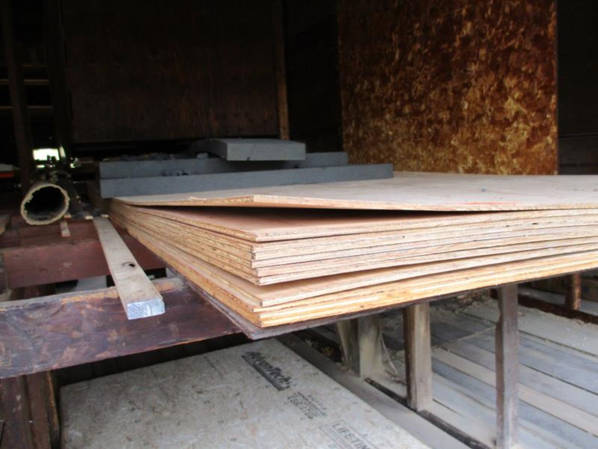 (11) Sheets 4 x 8 - 1/4" AC Fir Plywood