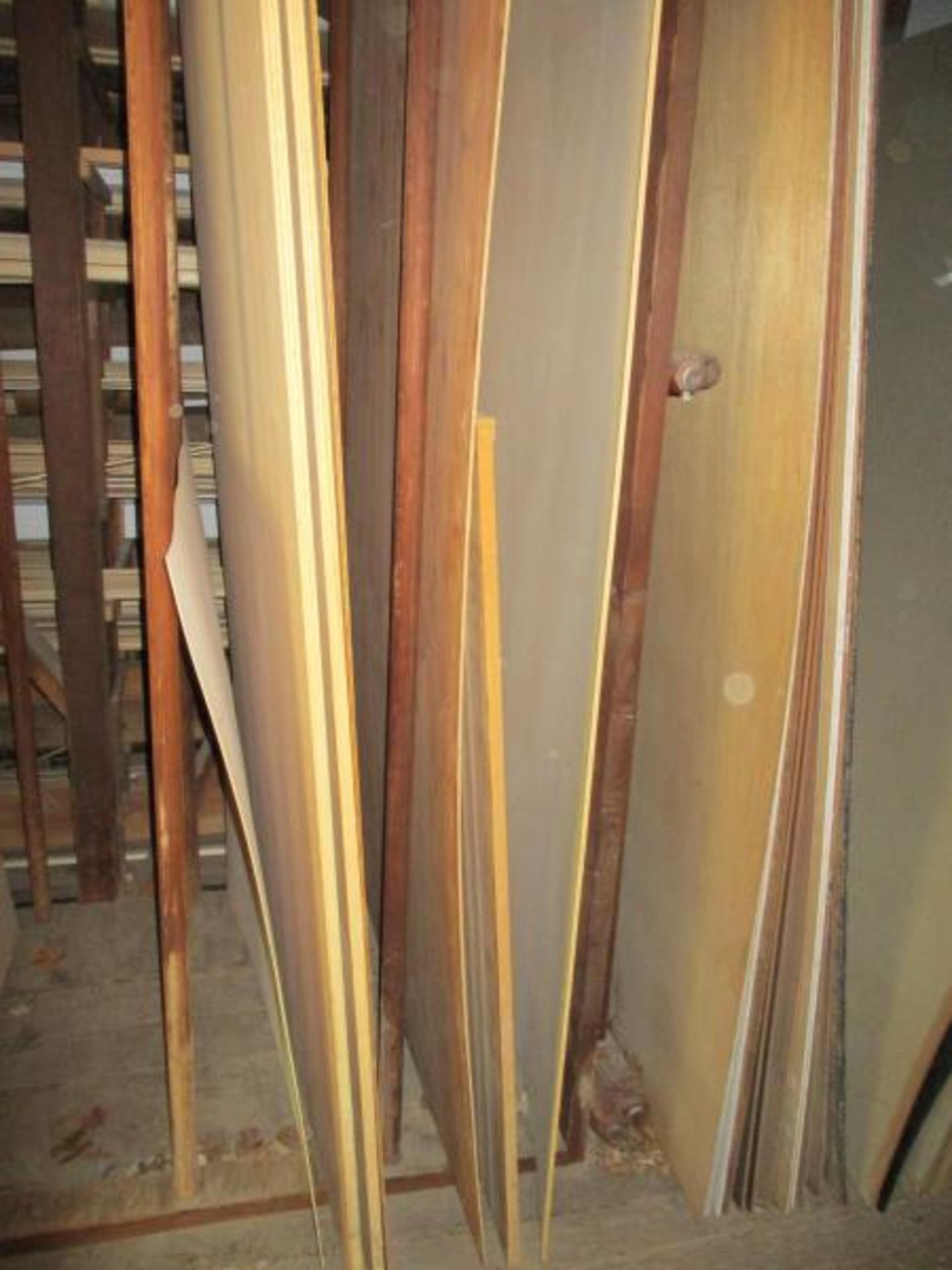 Lot of (45+/-) Pcs. Assorted Lengths - Width - Thickness -Plywood, Burlap Panels - Image 9 of 15