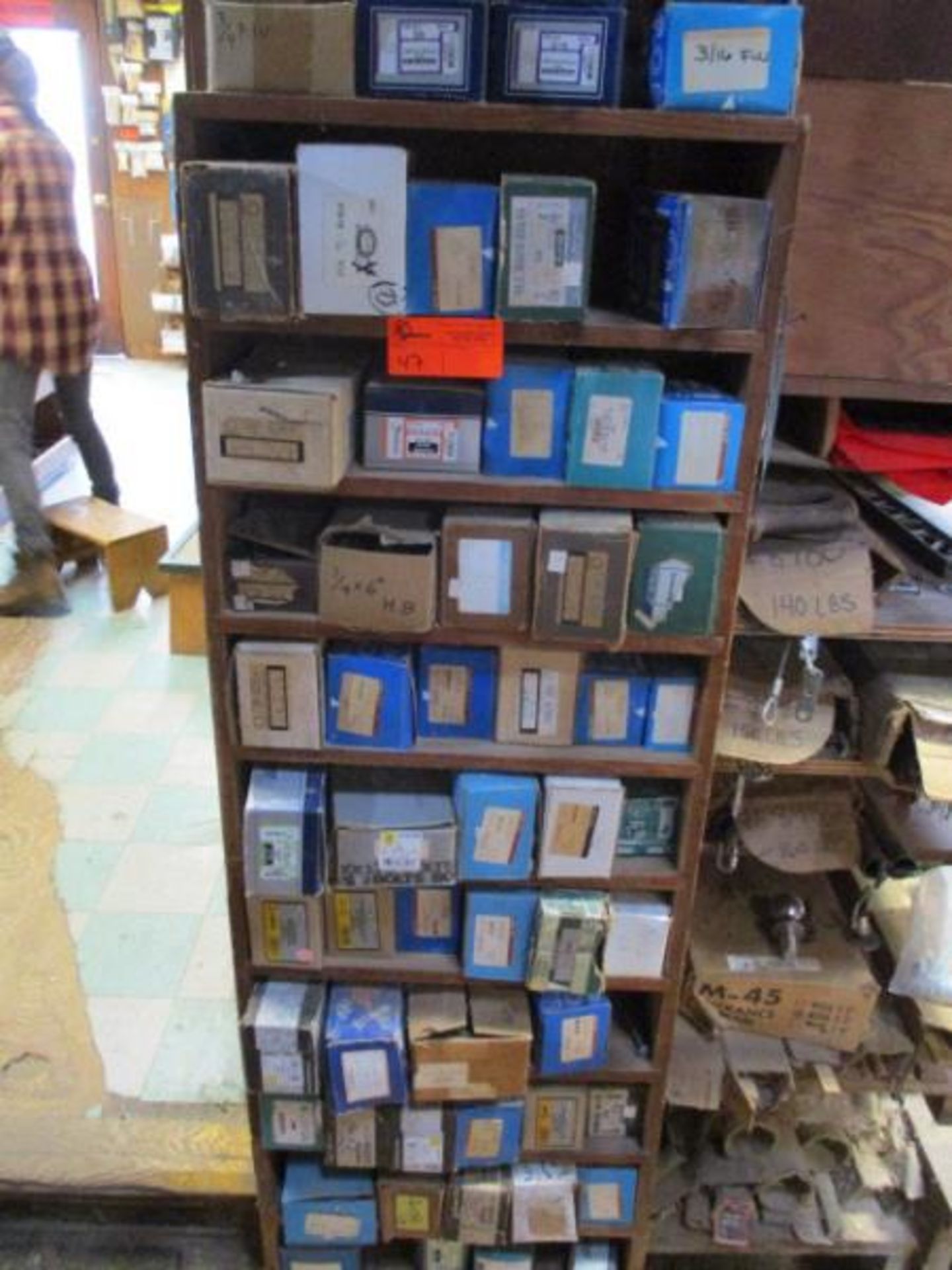 11 Shelves w/ Flat Washers, Hex Bolts, Cap Screws, Carriage Bolts - Image 2 of 8