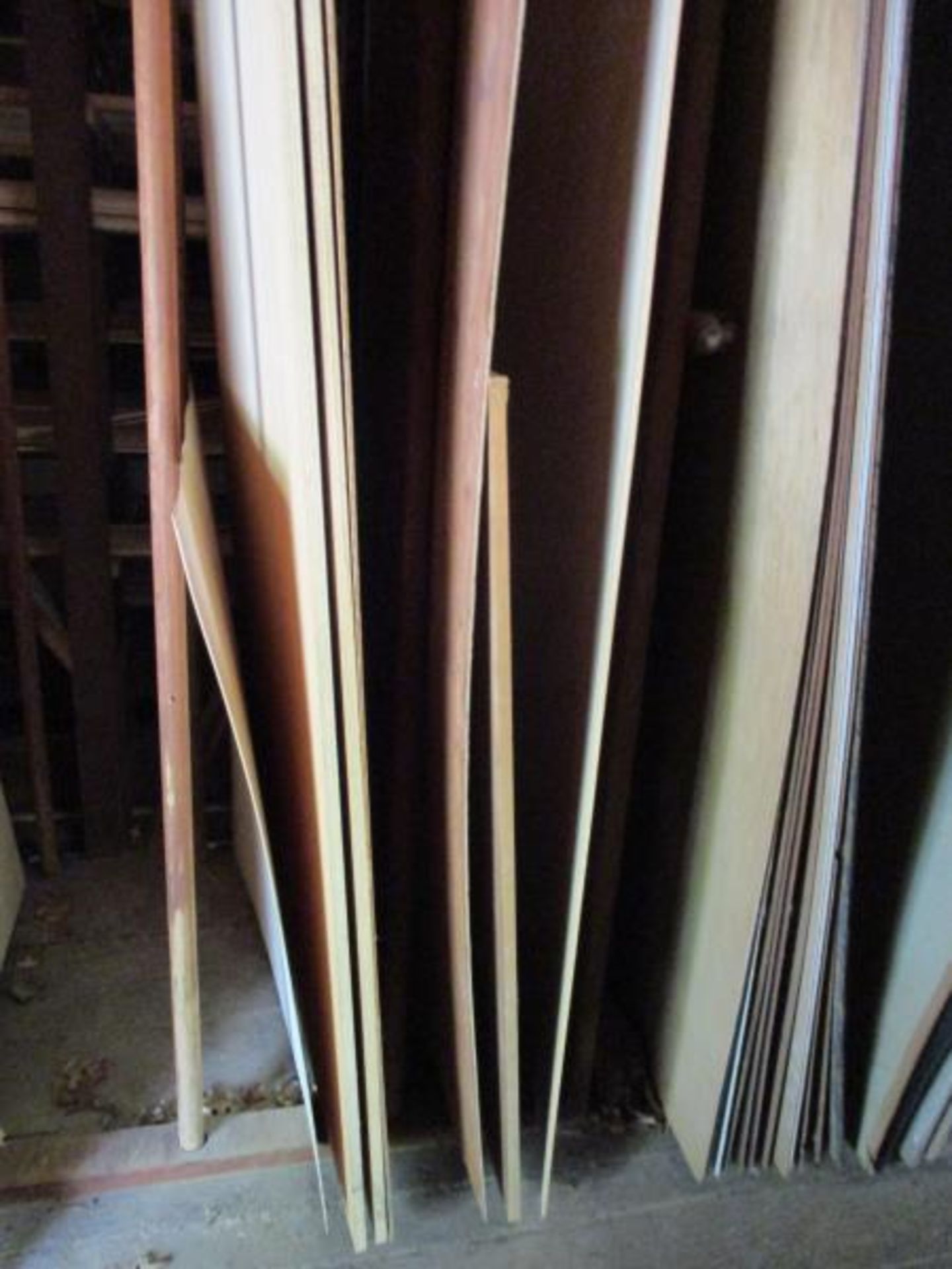 Lot of (45+/-) Pcs. Assorted Lengths - Width - Thickness -Plywood, Burlap Panels - Image 8 of 15