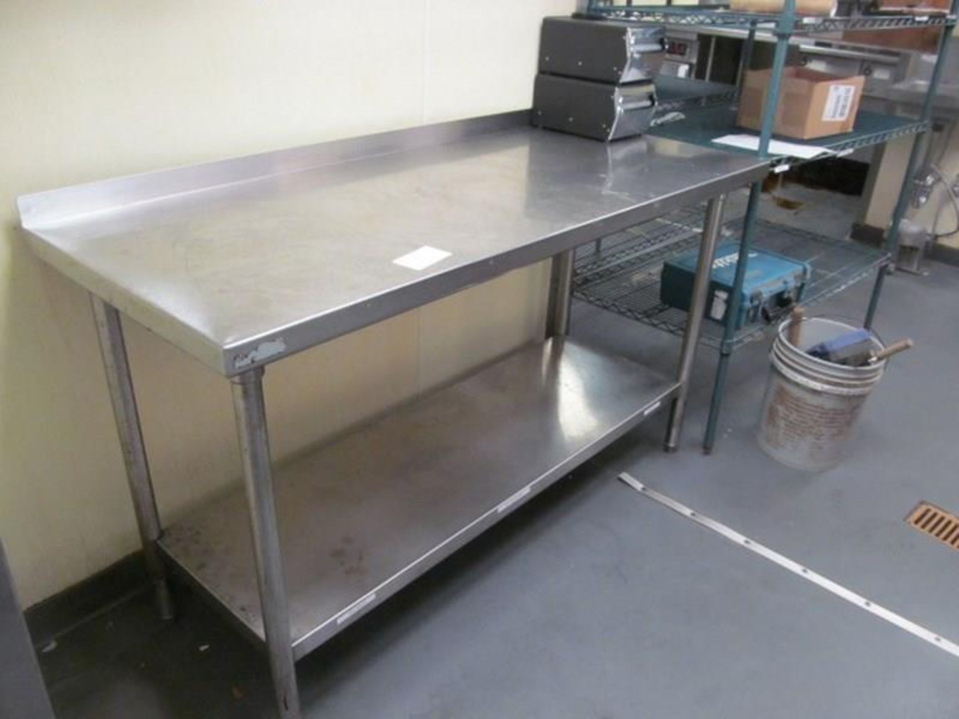 6' Stainless Steel Prep Table w/ Undershelf